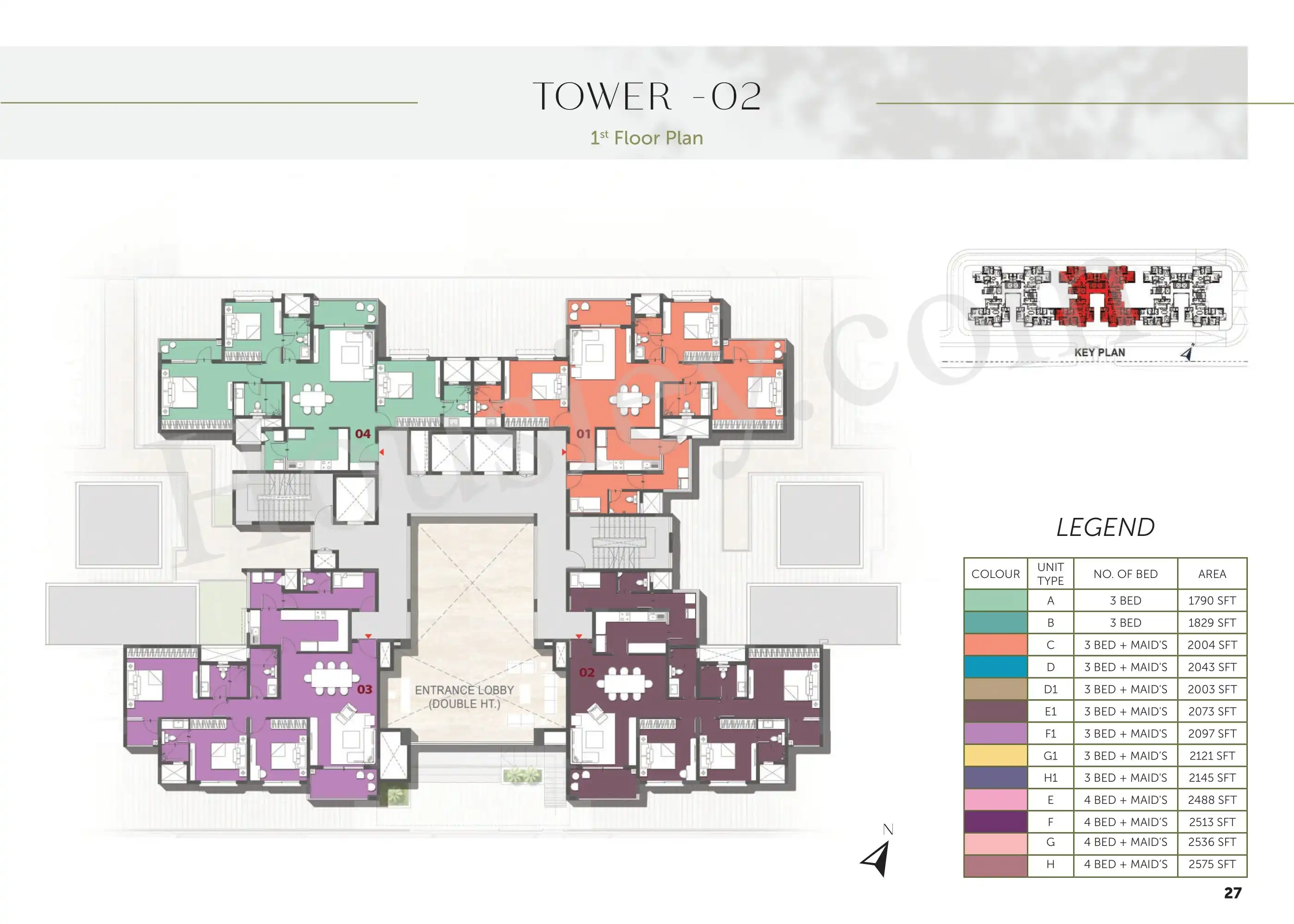Prestige Elm Park Floor plan 5