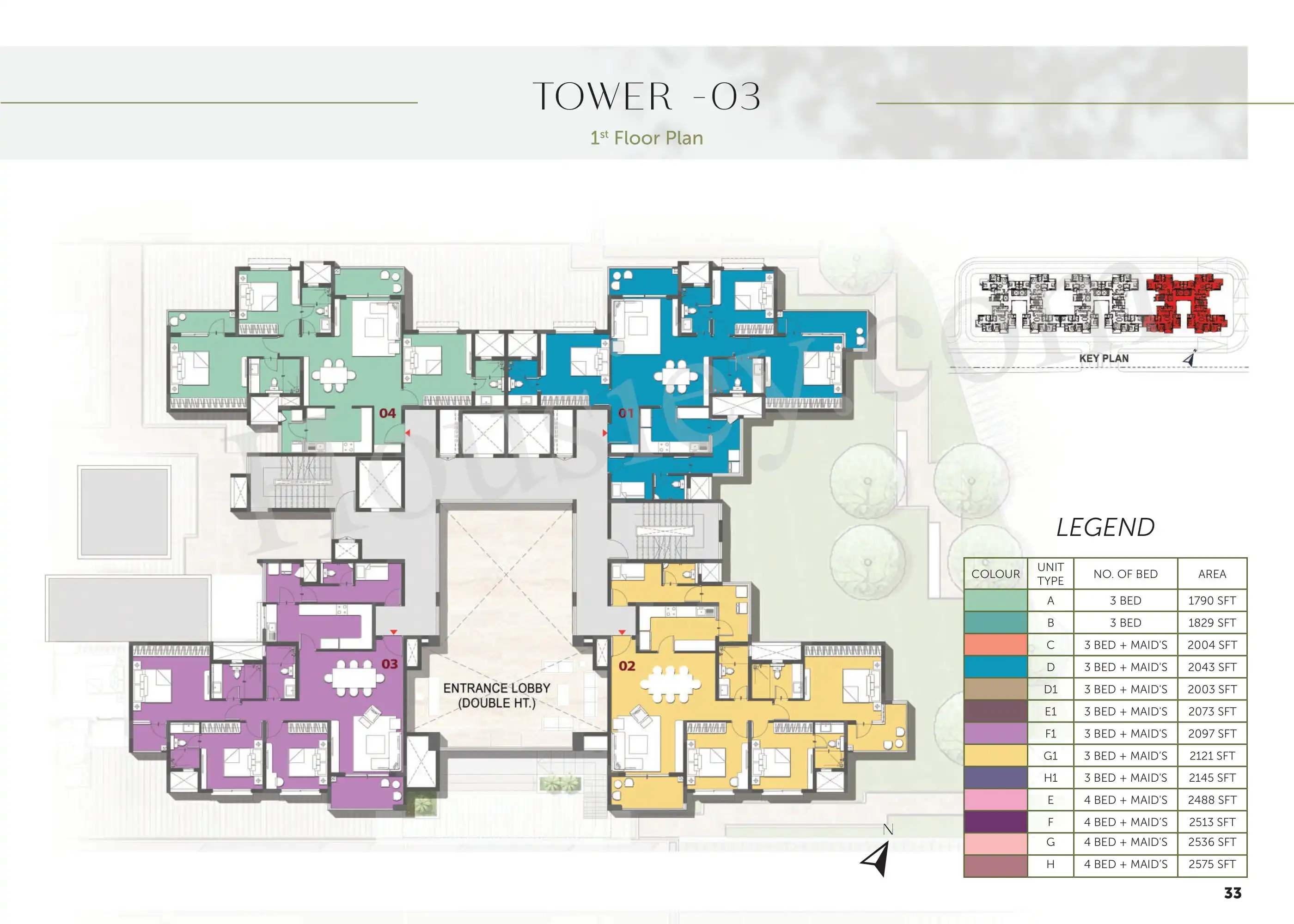 Prestige Elm Park Floor plan 9