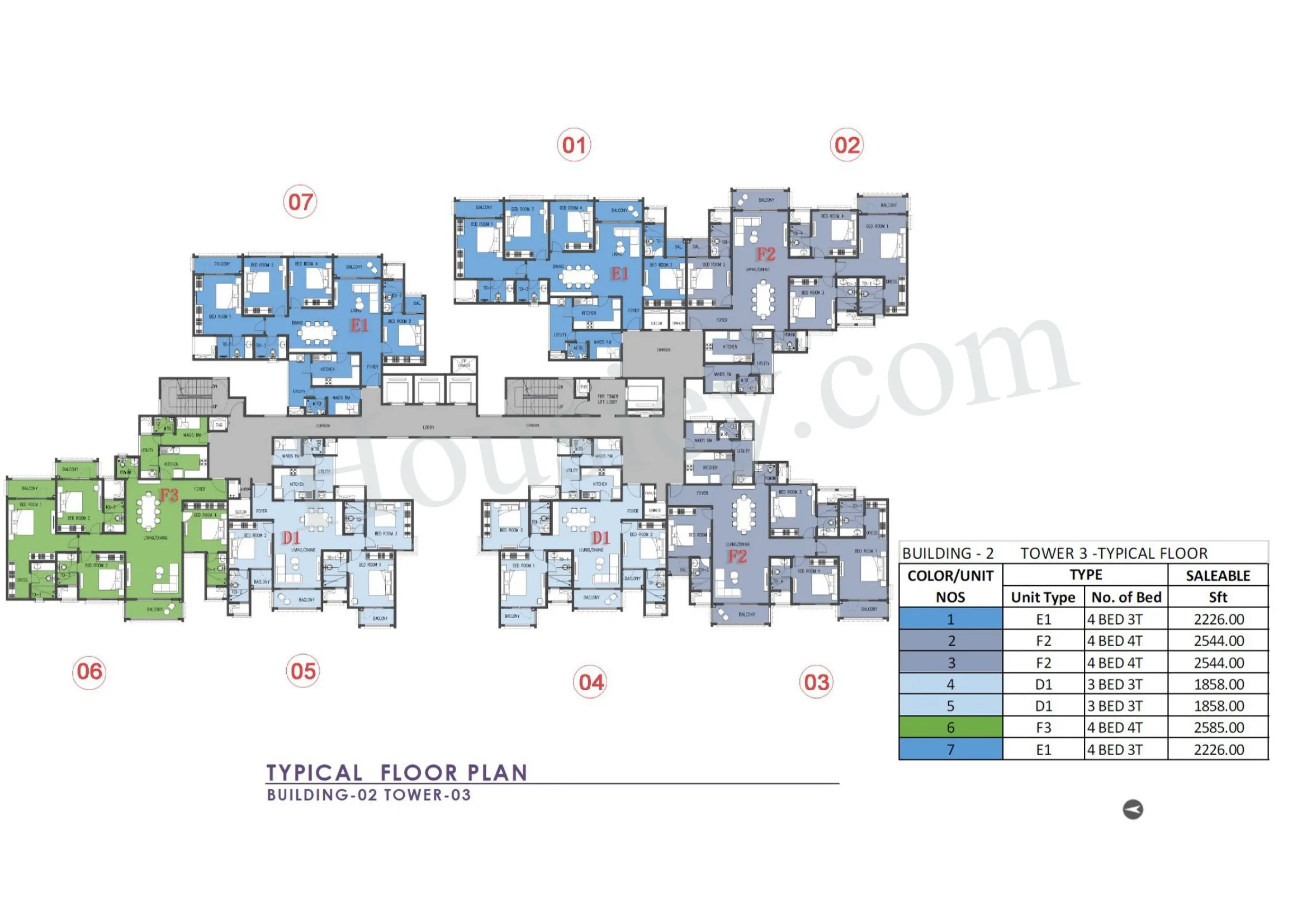 Prestige Lavender Fields Floor plan 3