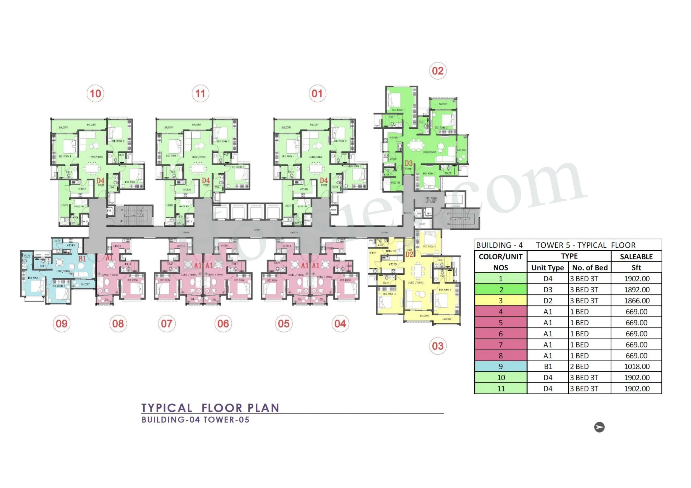 Prestige Lavender Fields Floor plan 5