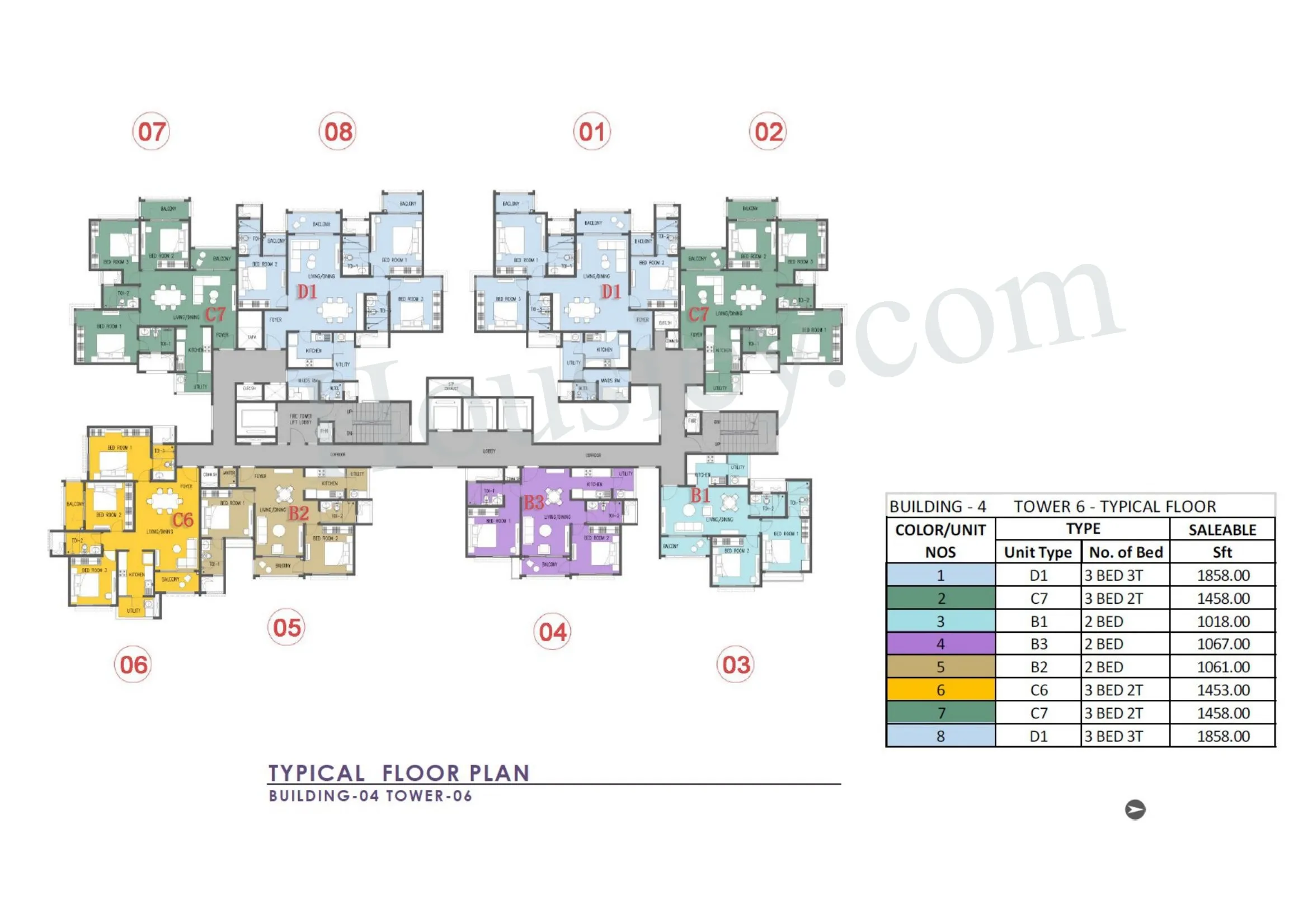 Prestige Lavender Fields Floor plan 6
