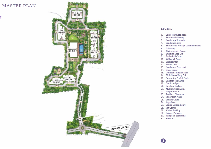 Prestige Lavender Fields Floor plan 2
