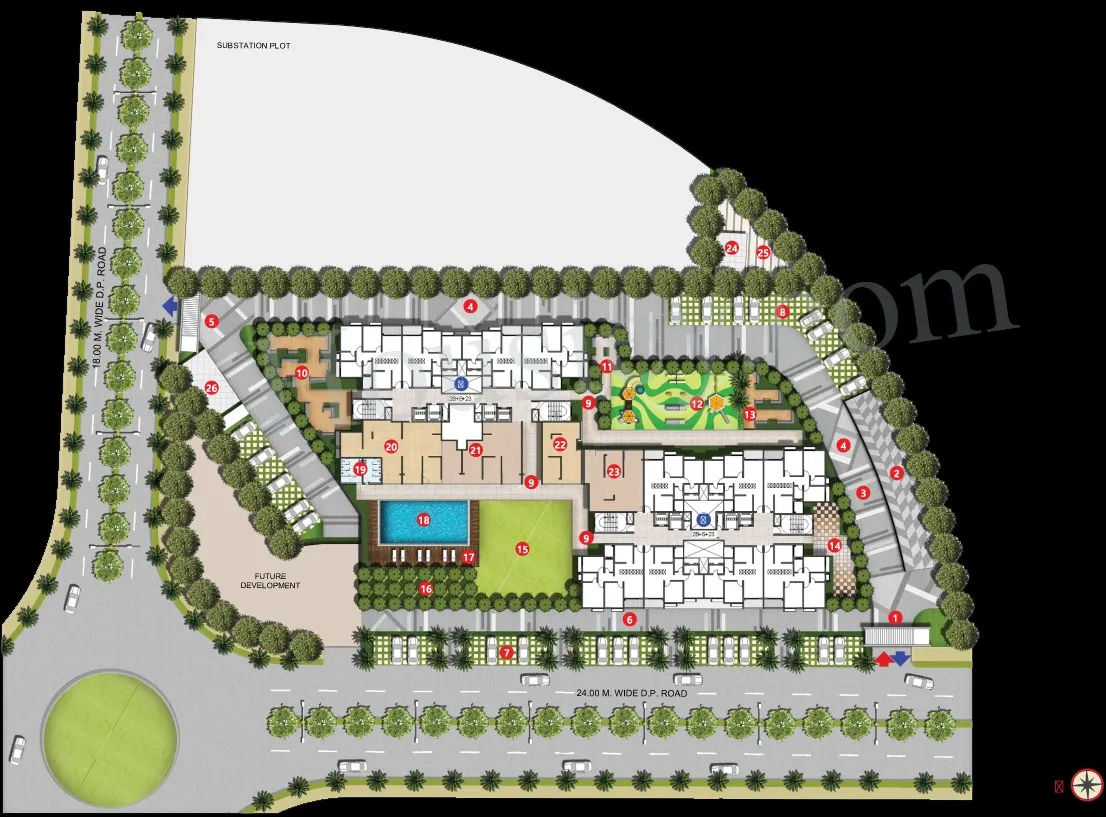 Pride World City - Soho Floor plan 1