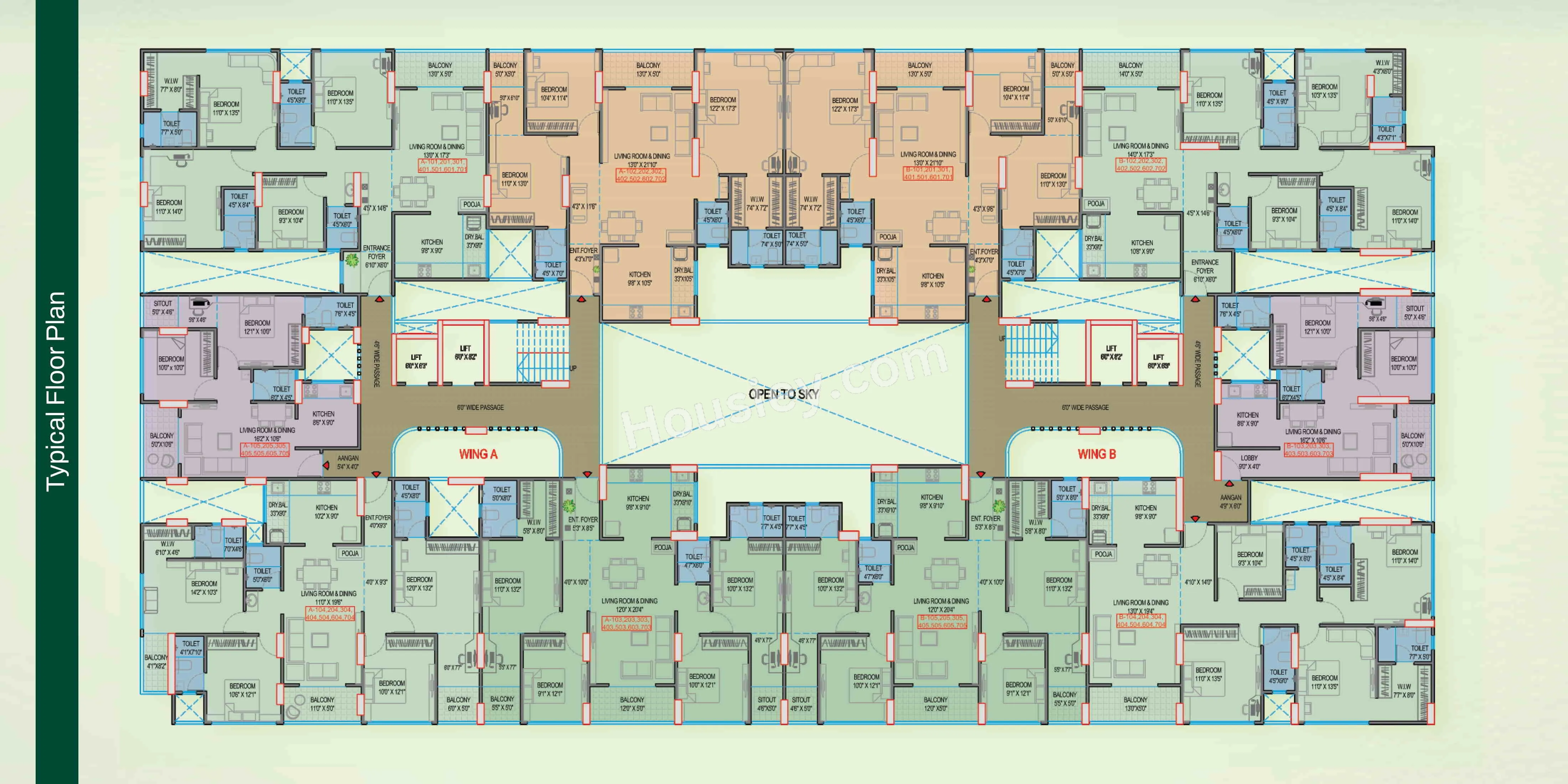 Prism City Green Floor plan 1