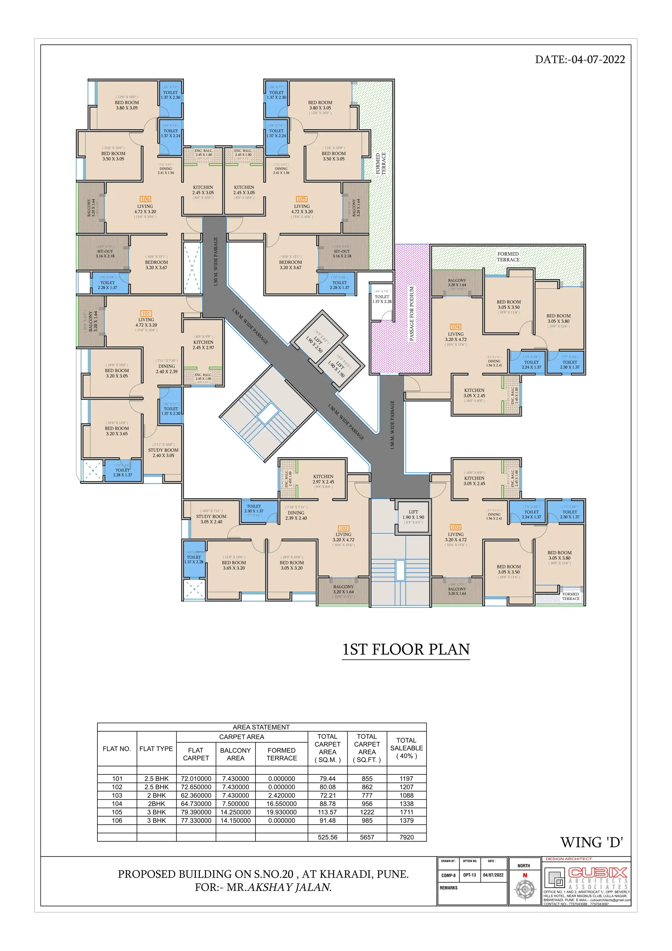 Pristine Allure Floor plan 1