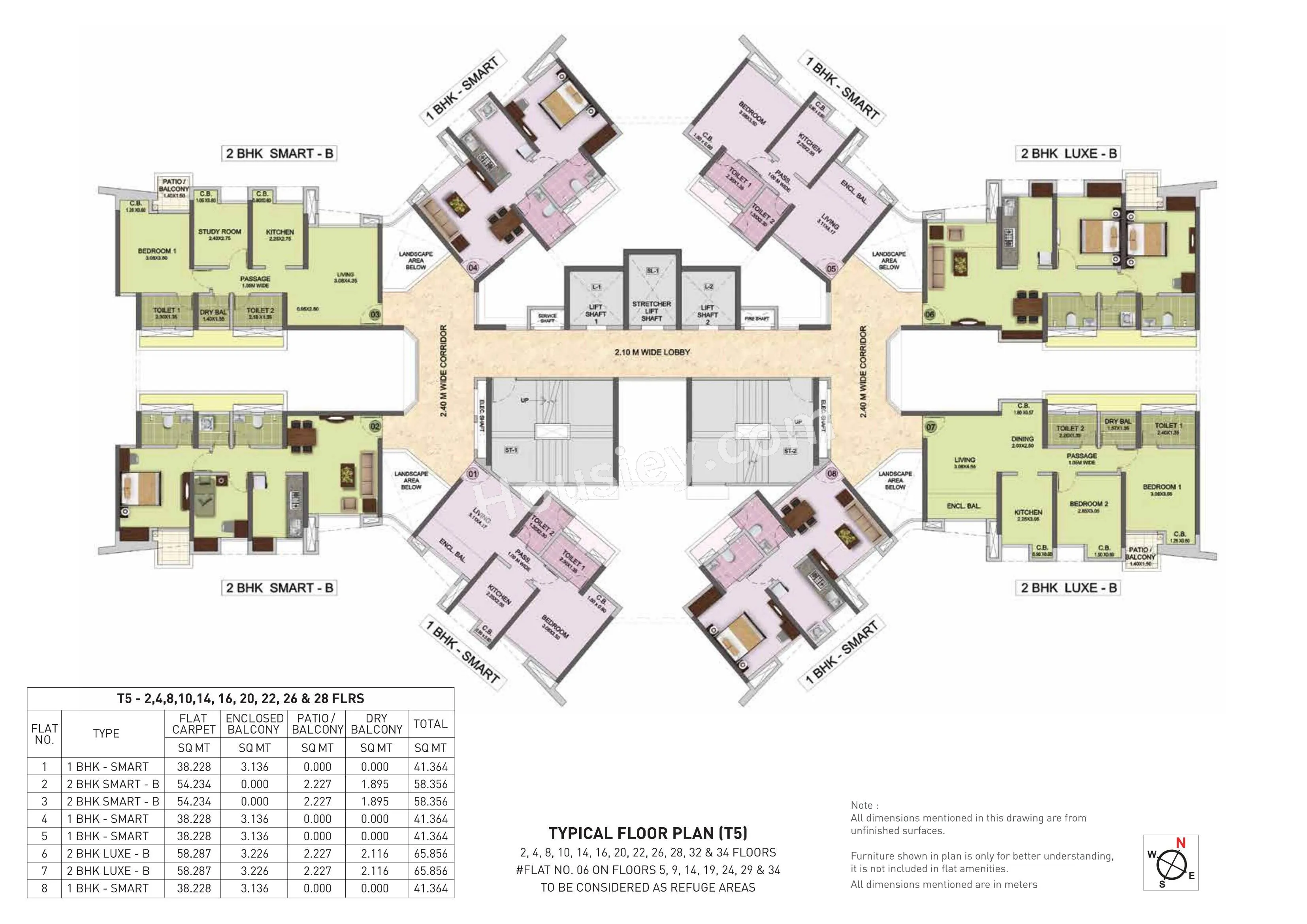 Puraniks Reserva Floor plan 5