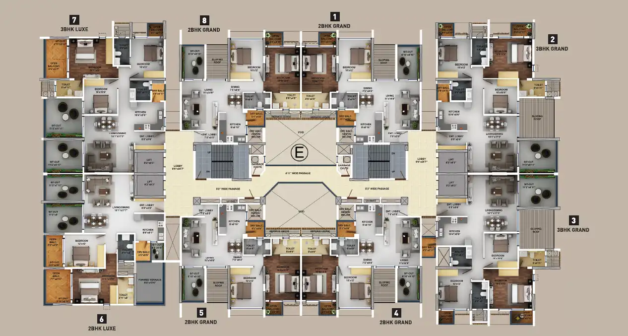 Purva Aspire Floor plan 1