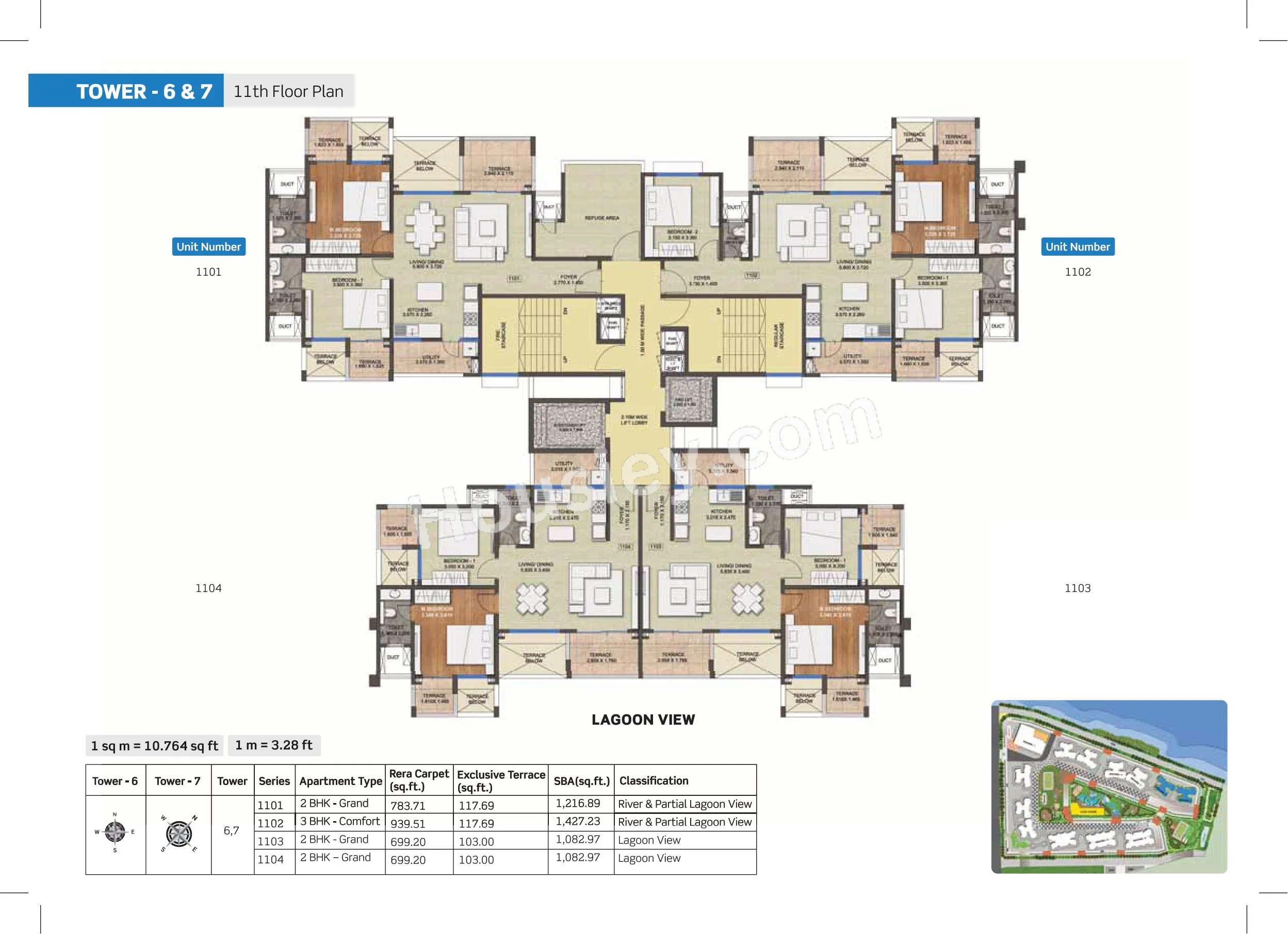 Purva Silversand Floor plan 6