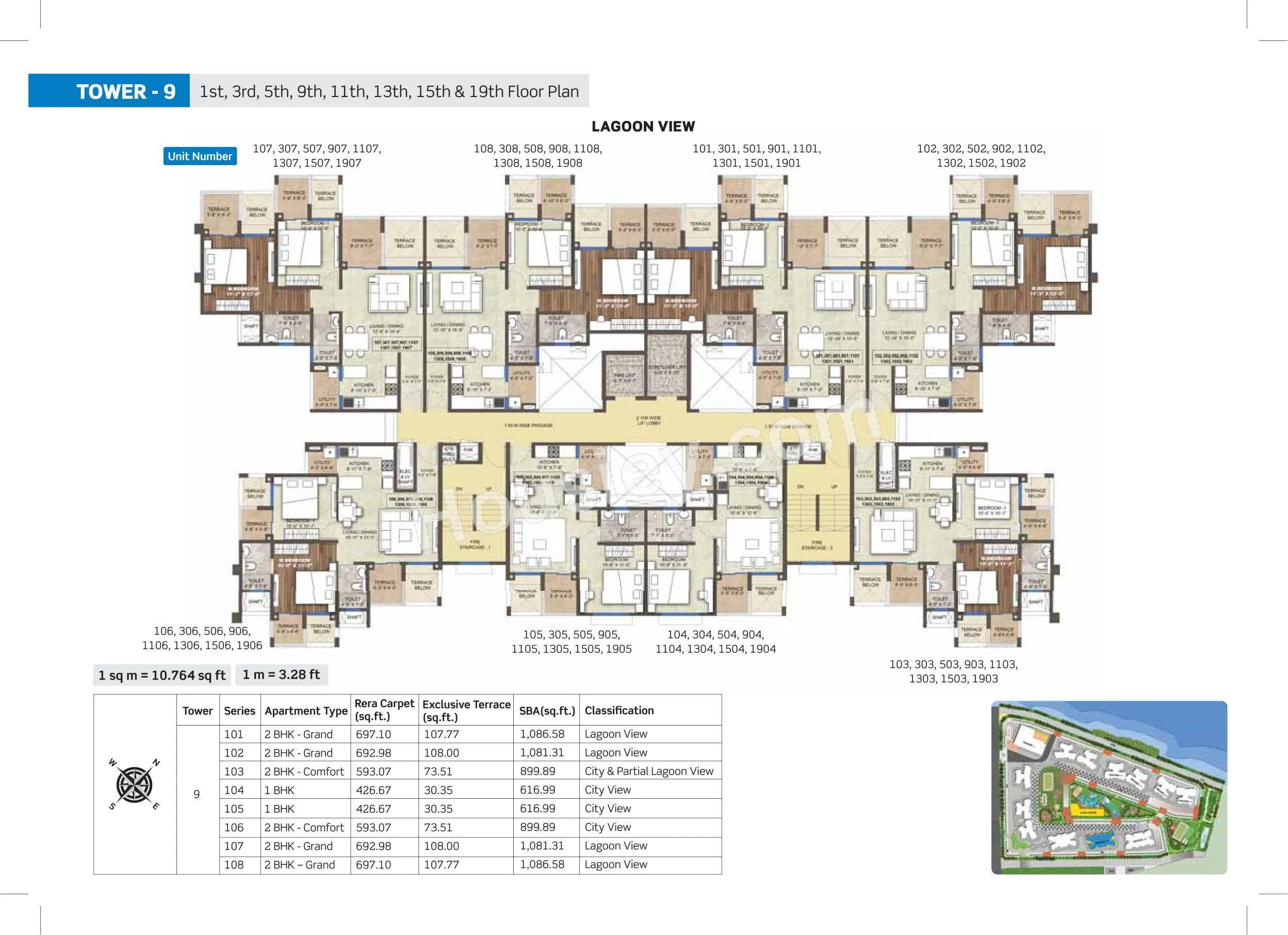 Purva Silversand Floor plan 15