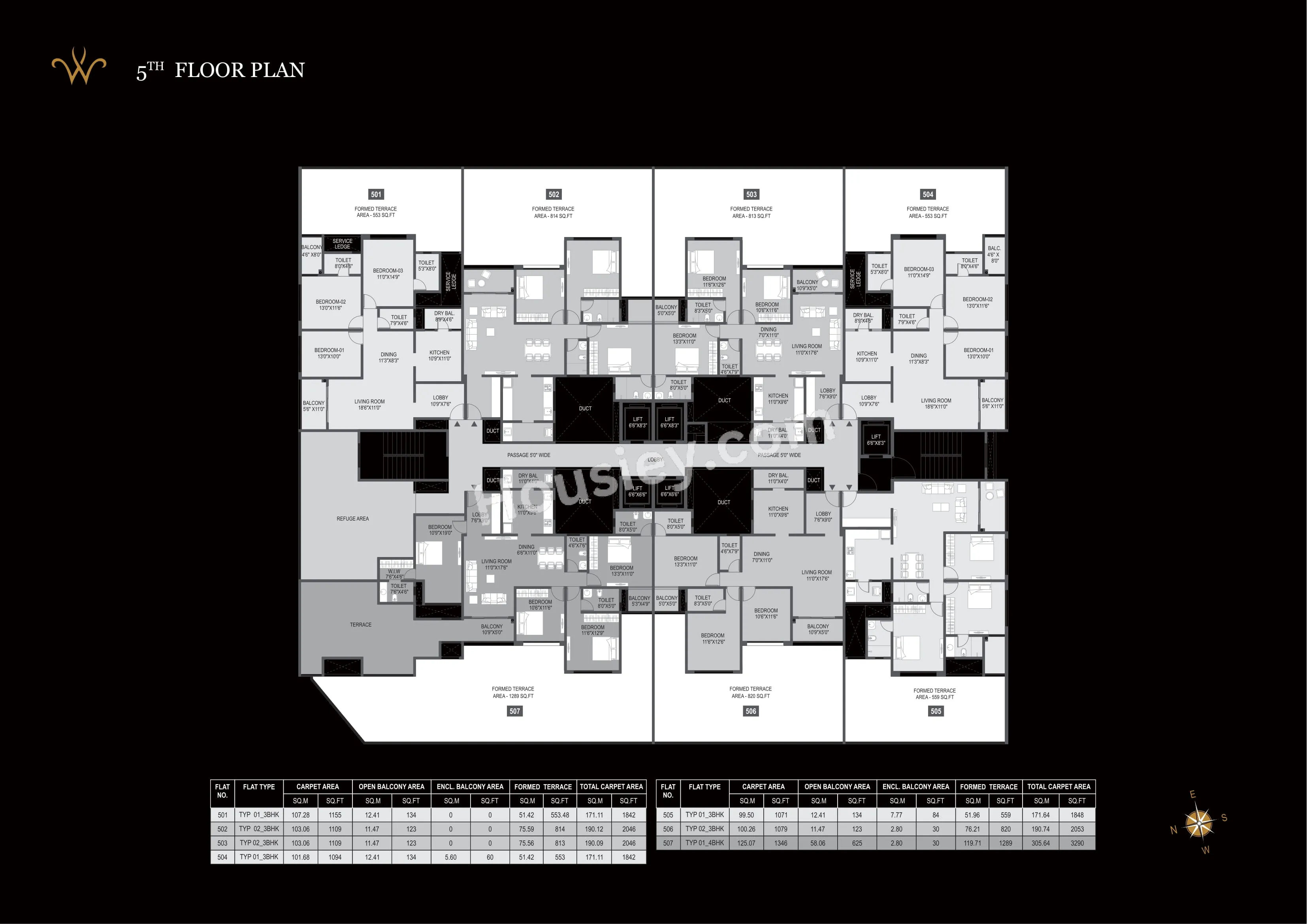 Pyramid Crown Eight Floor plan 1