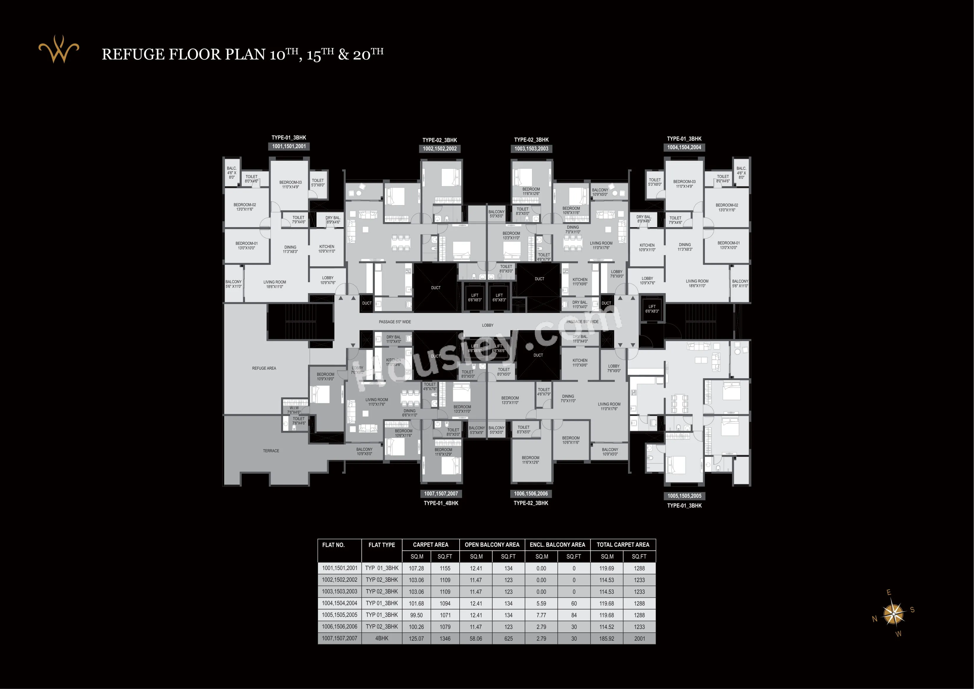 Pyramid Crown Eight Floor plan 3