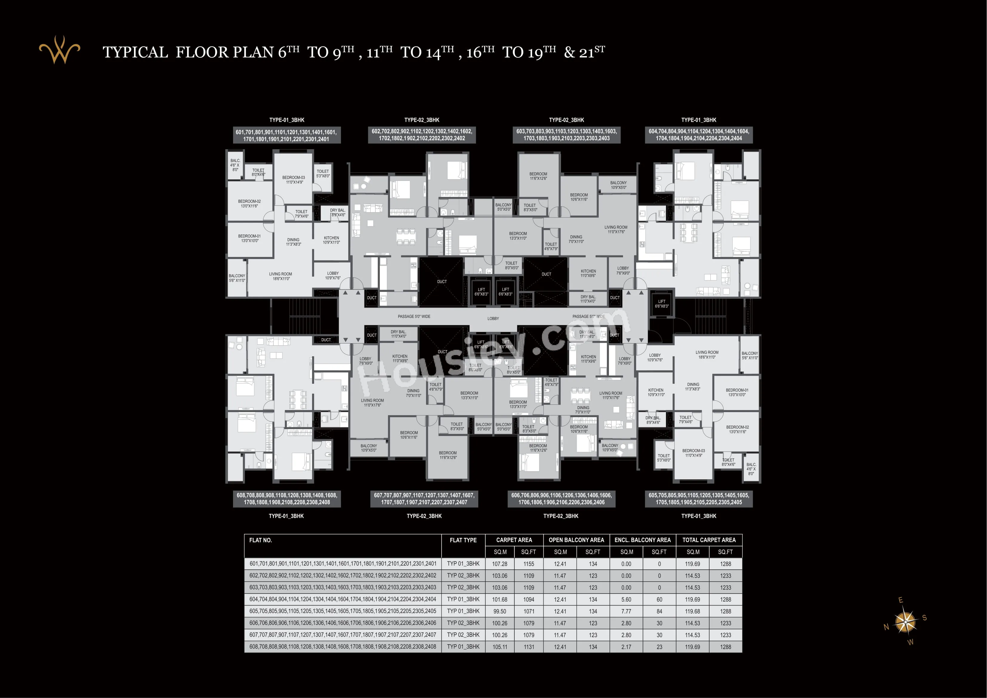 Pyramid Crown Eight Floor plan 4