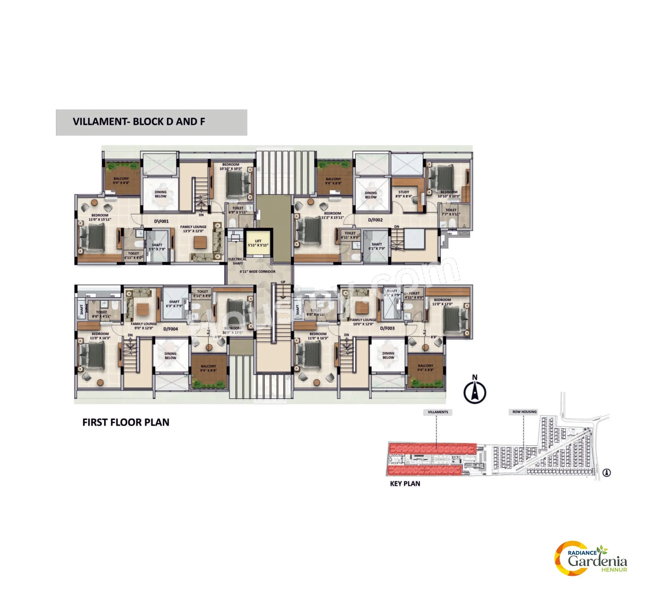 Radiance Gardenia Floor plan 1