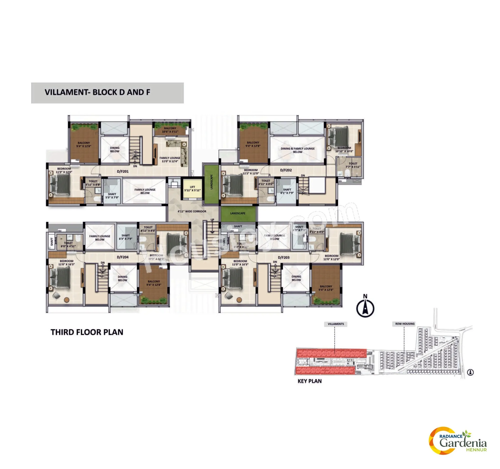 Radiance Gardenia Floor plan 5