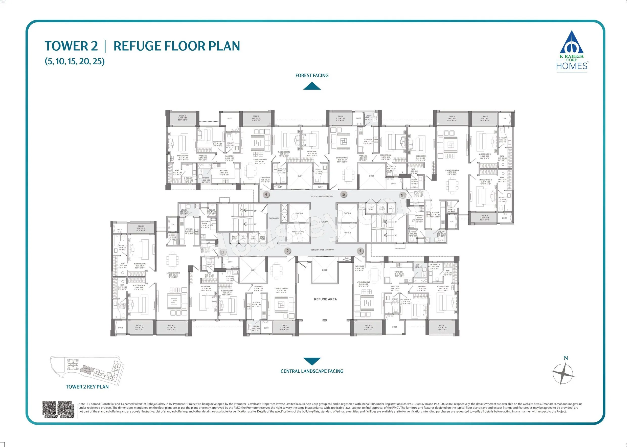 Raheja Galaxy Floor plan 3