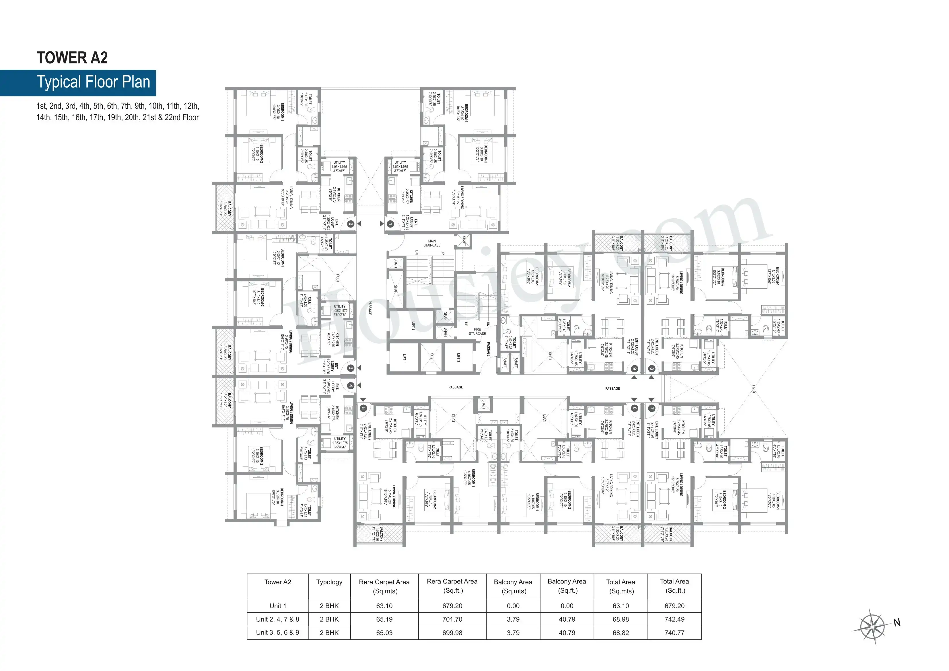Raheja Sterling Floor plan 1