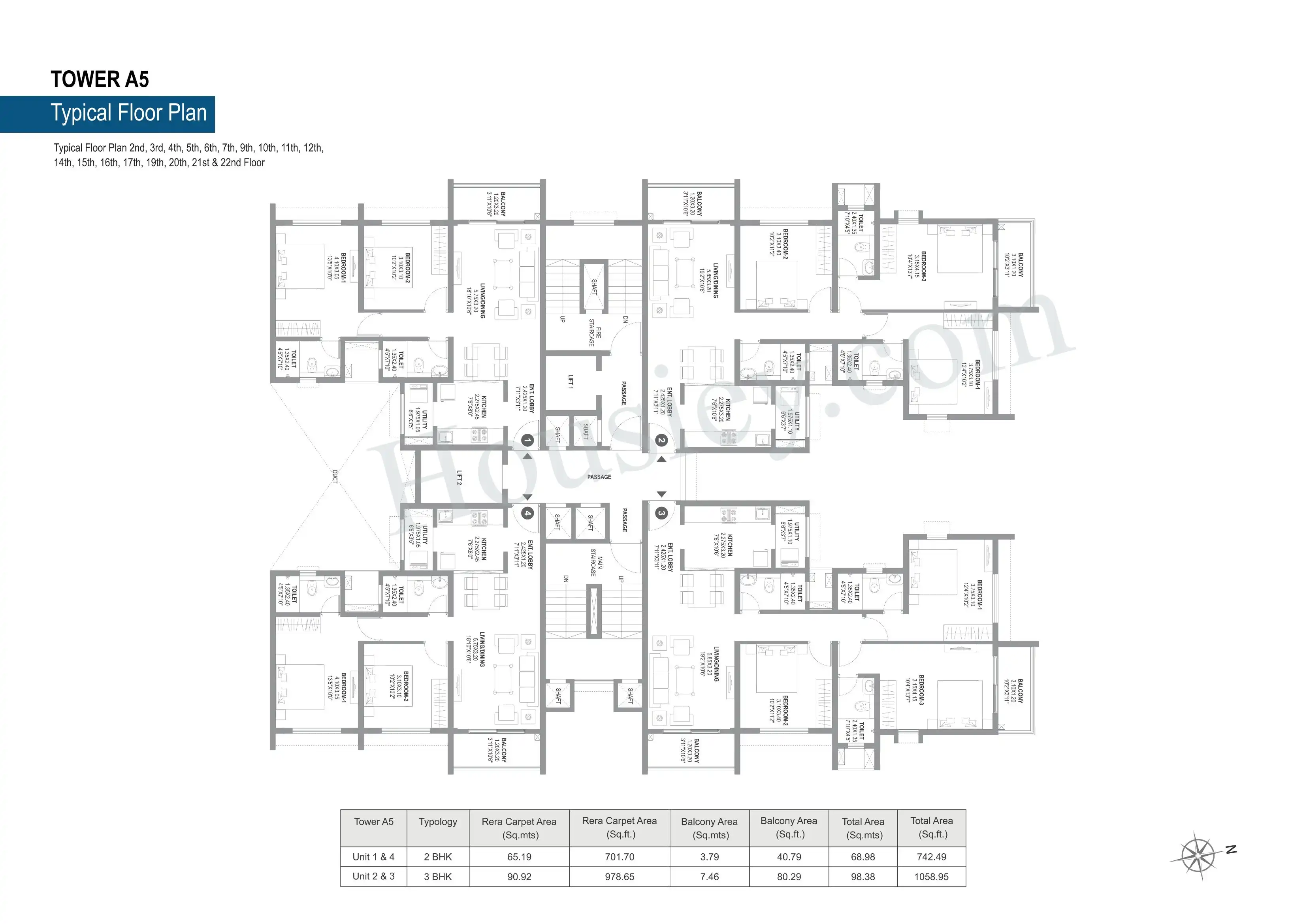 Raheja Sterling Floor plan 4
