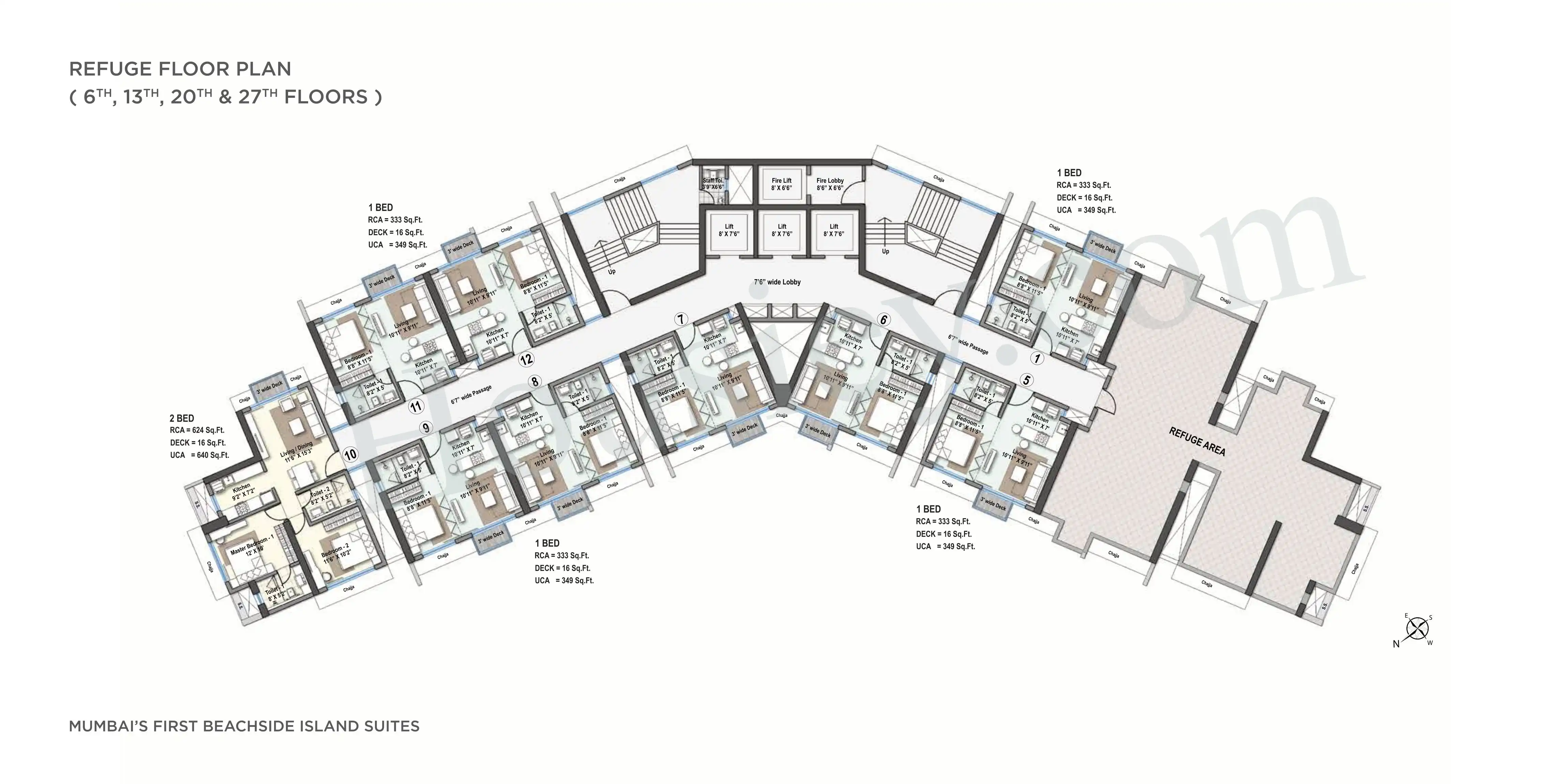 Raheja Versova Island Floor plan 2