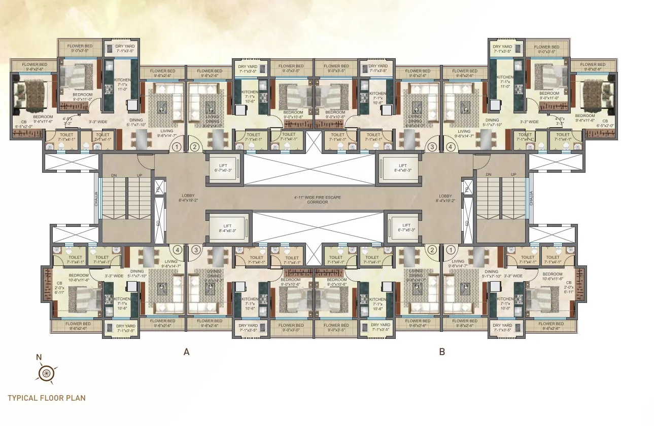 Raj Akshay Floor plan 2
