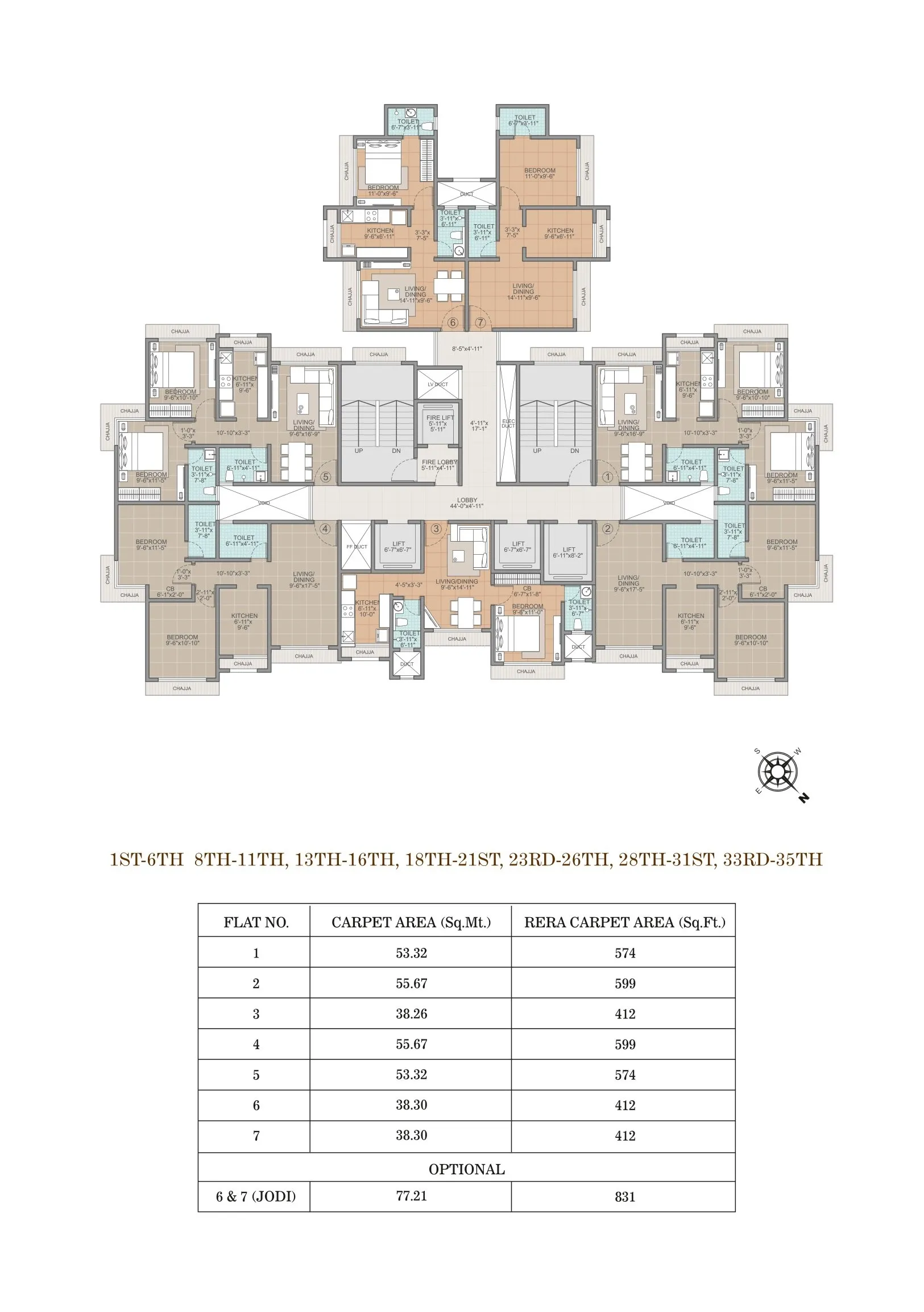 Raj Heritage 2 Floor Plan