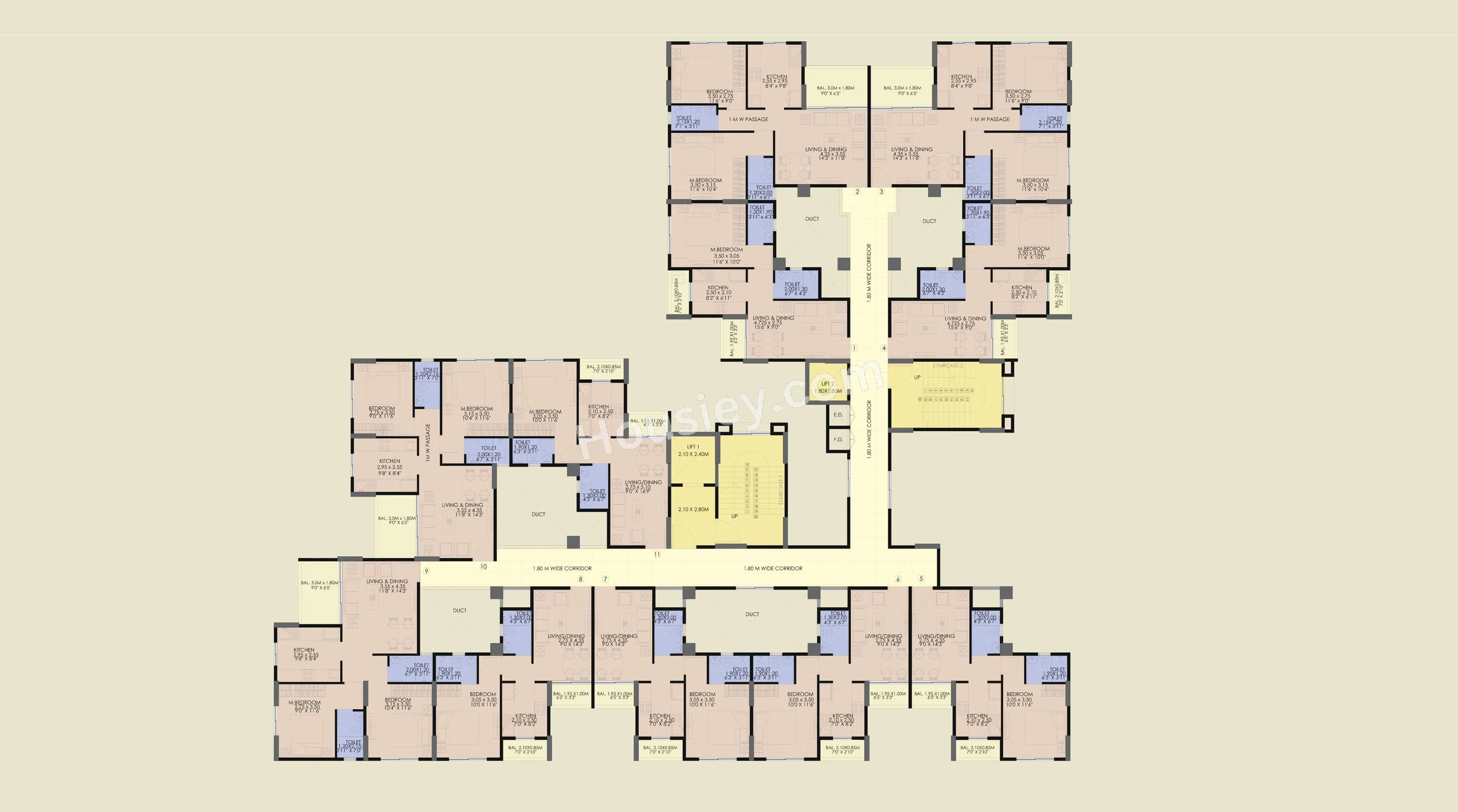 Raj Urbania Floor plan 1