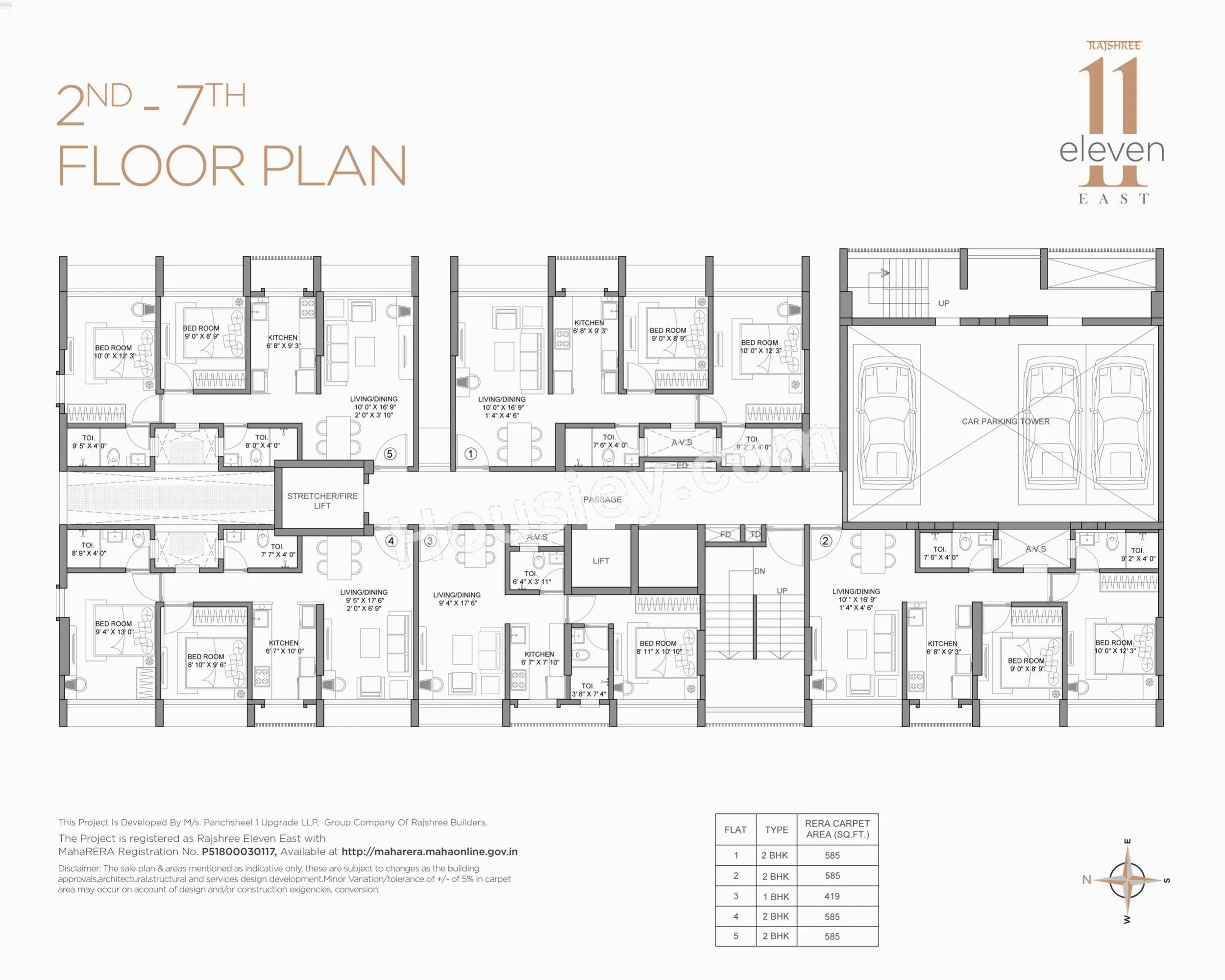 Rajshree 11 East Floor plan 2