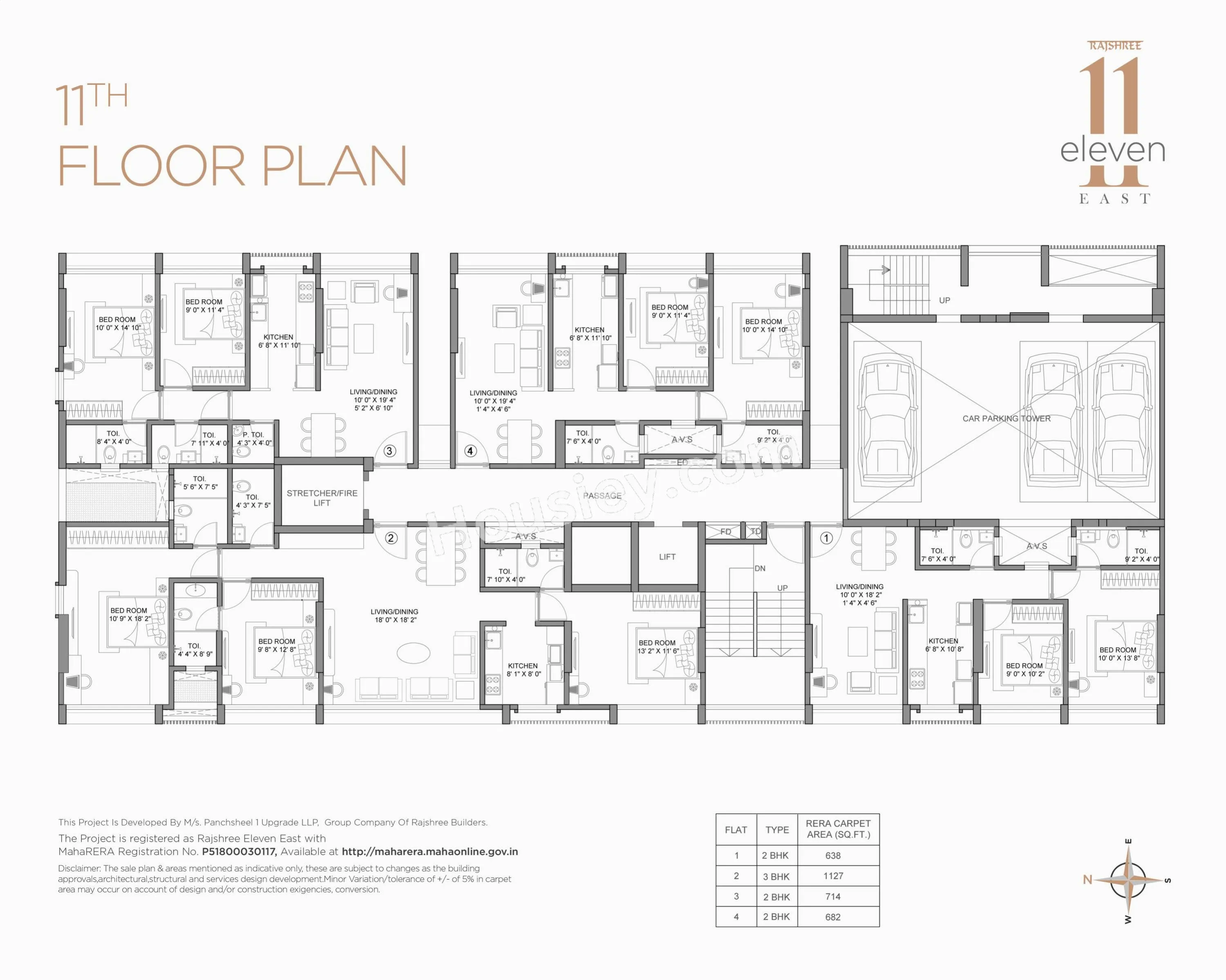Rajshree 11 East Floor plan 7