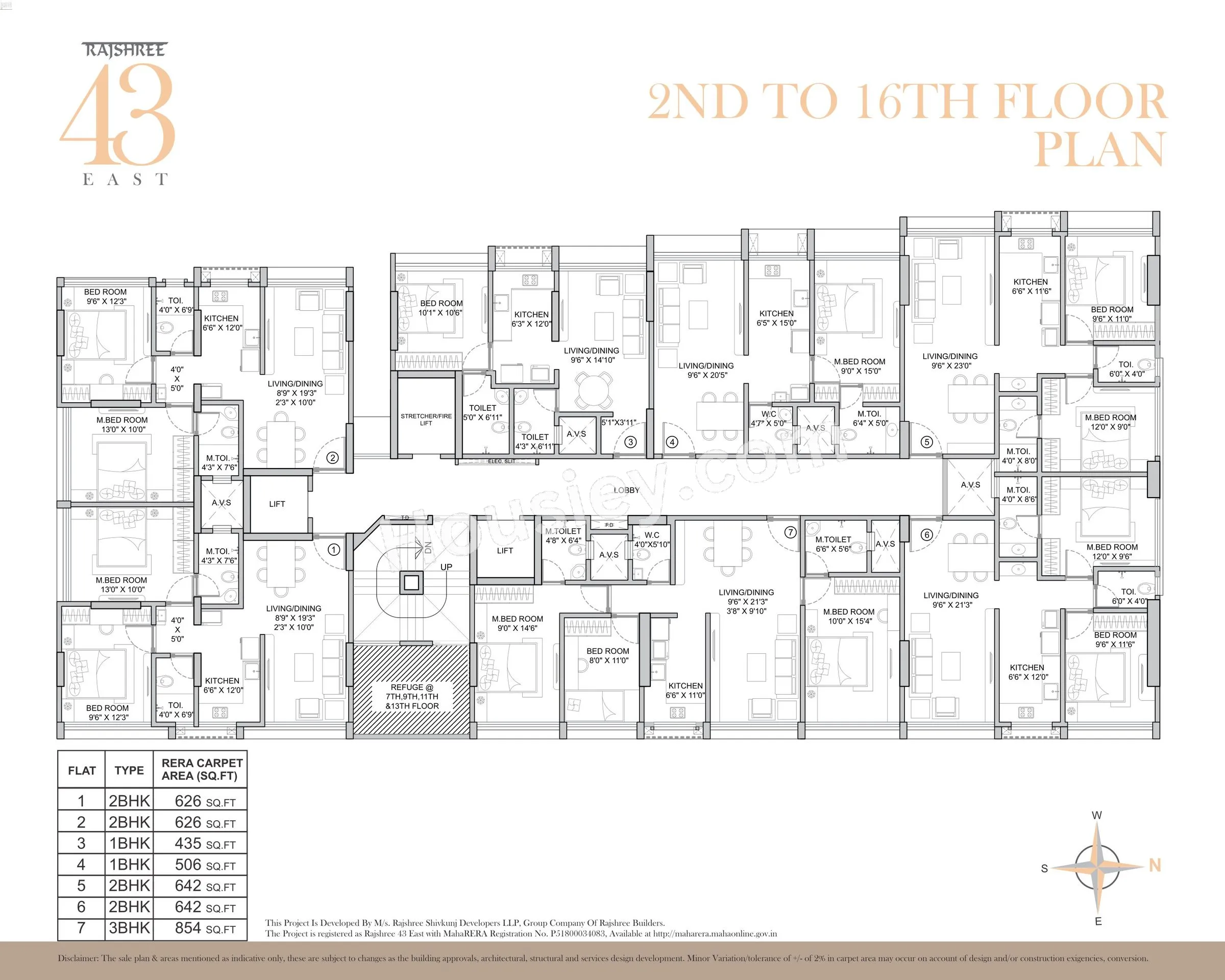 Rajshree 43 East Master Plan