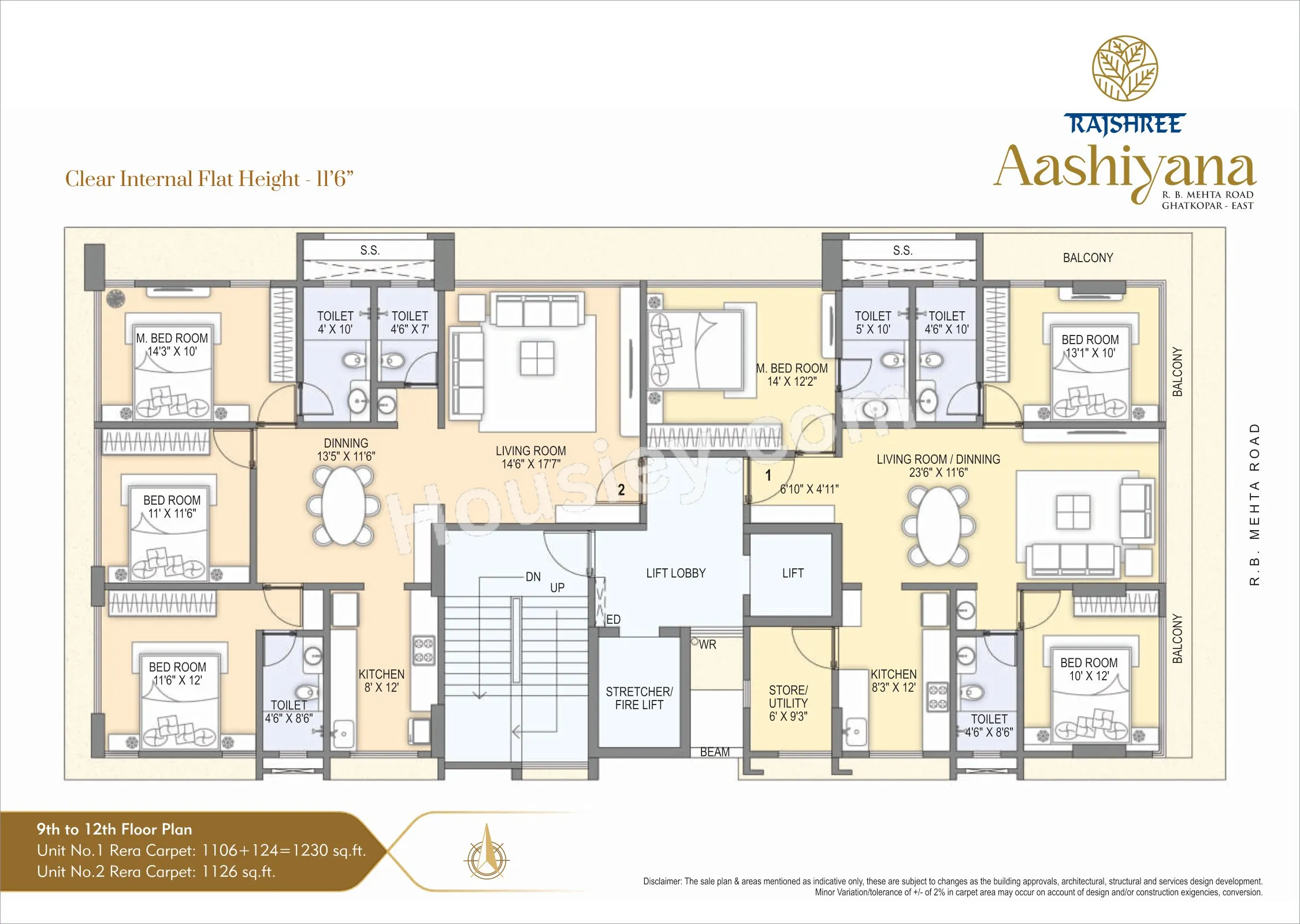 Rajshree Aashiyana Floor plan 1