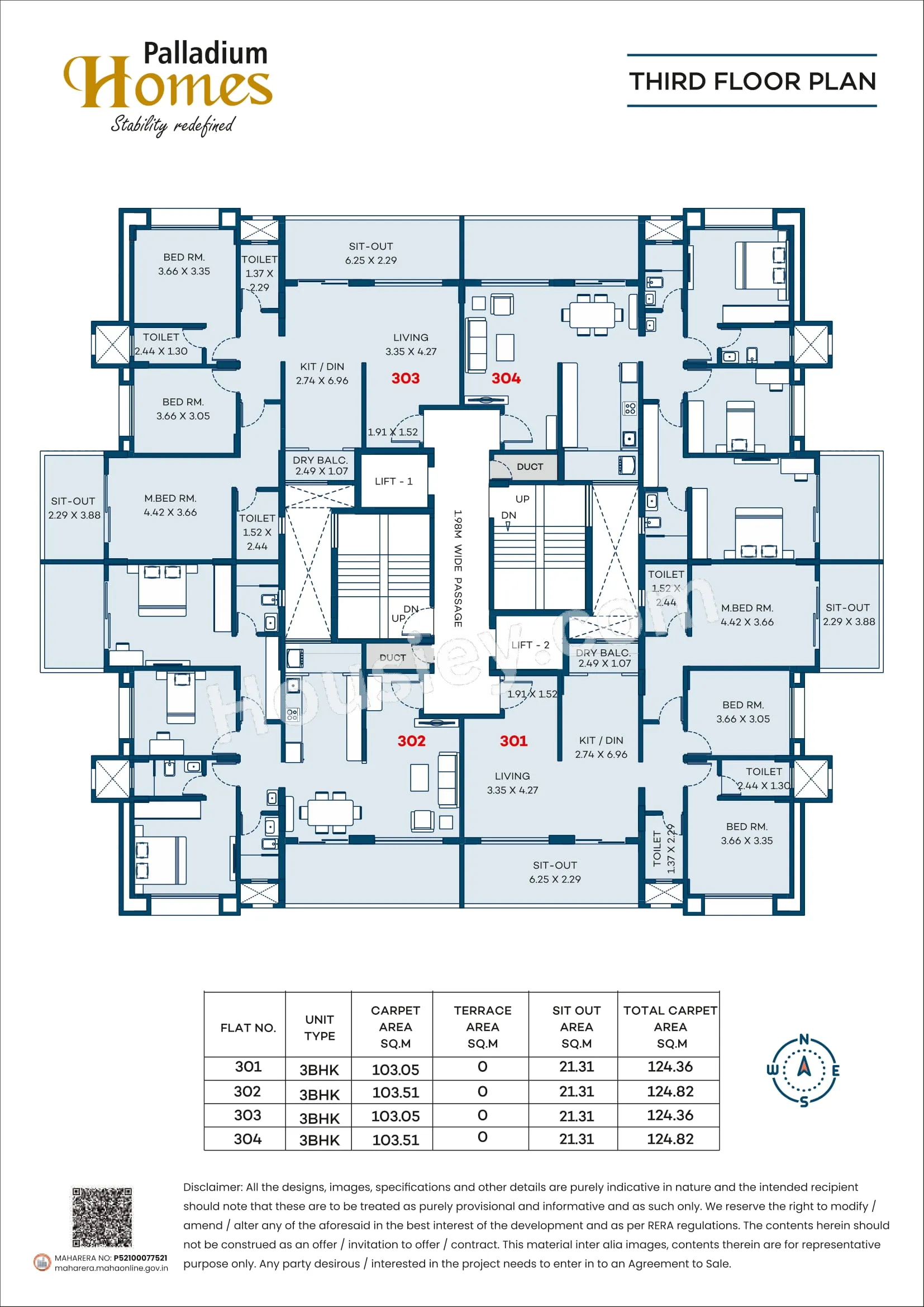 Raojee Palladium Homes Floor plan 3