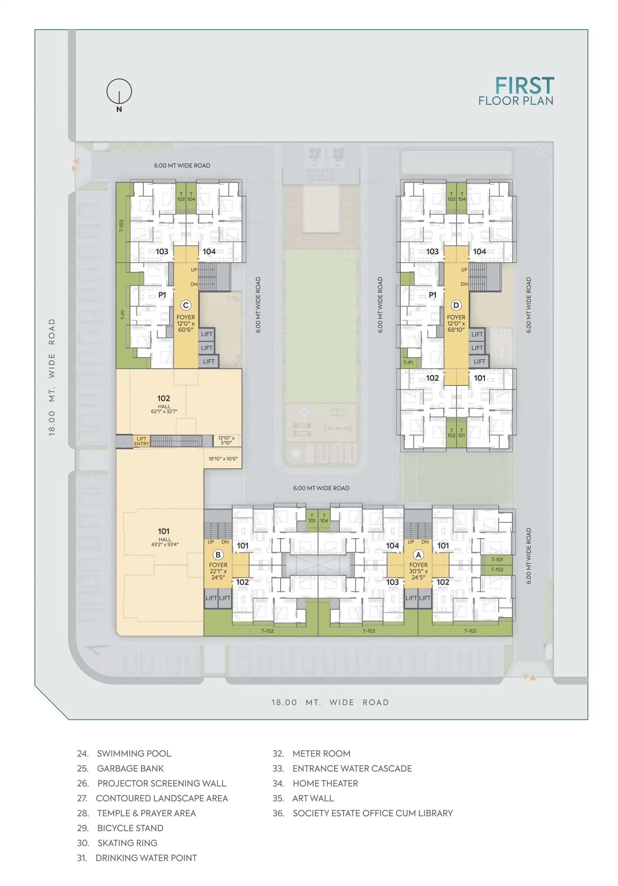 Ratna Turquoise Greenz Floor plan 1