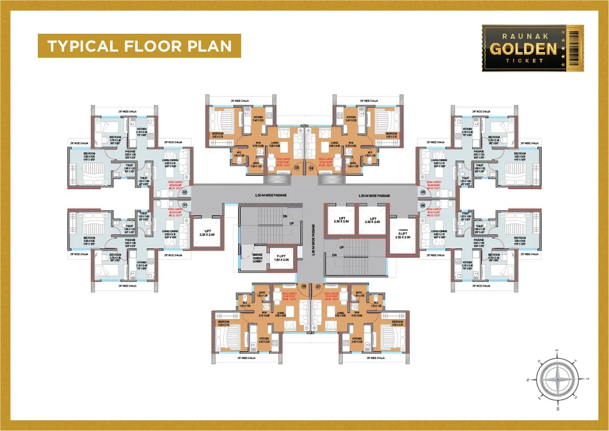 Raunak Golden Ticket Floor plan 4