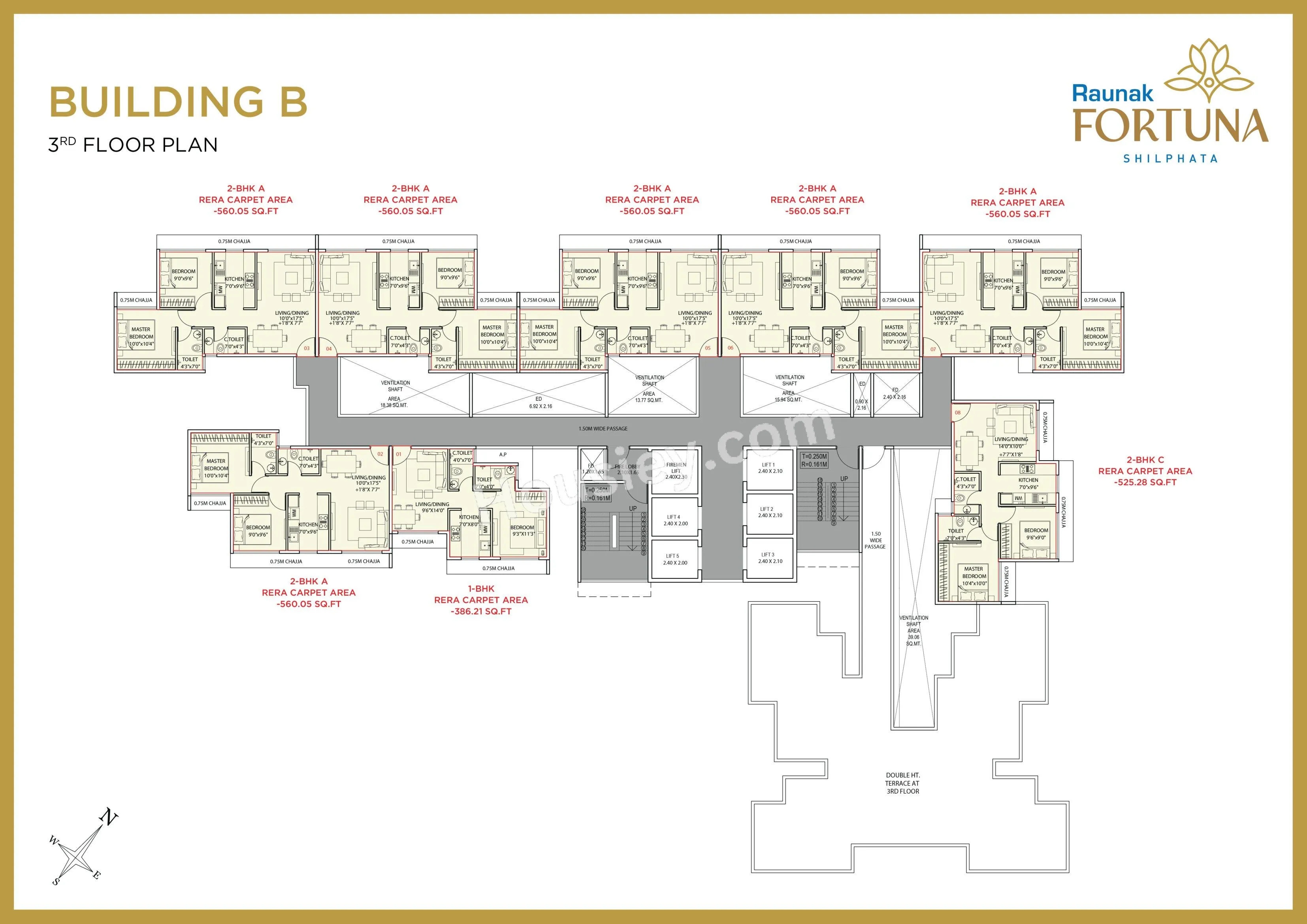 Raunak Fortuna Floor plan 5