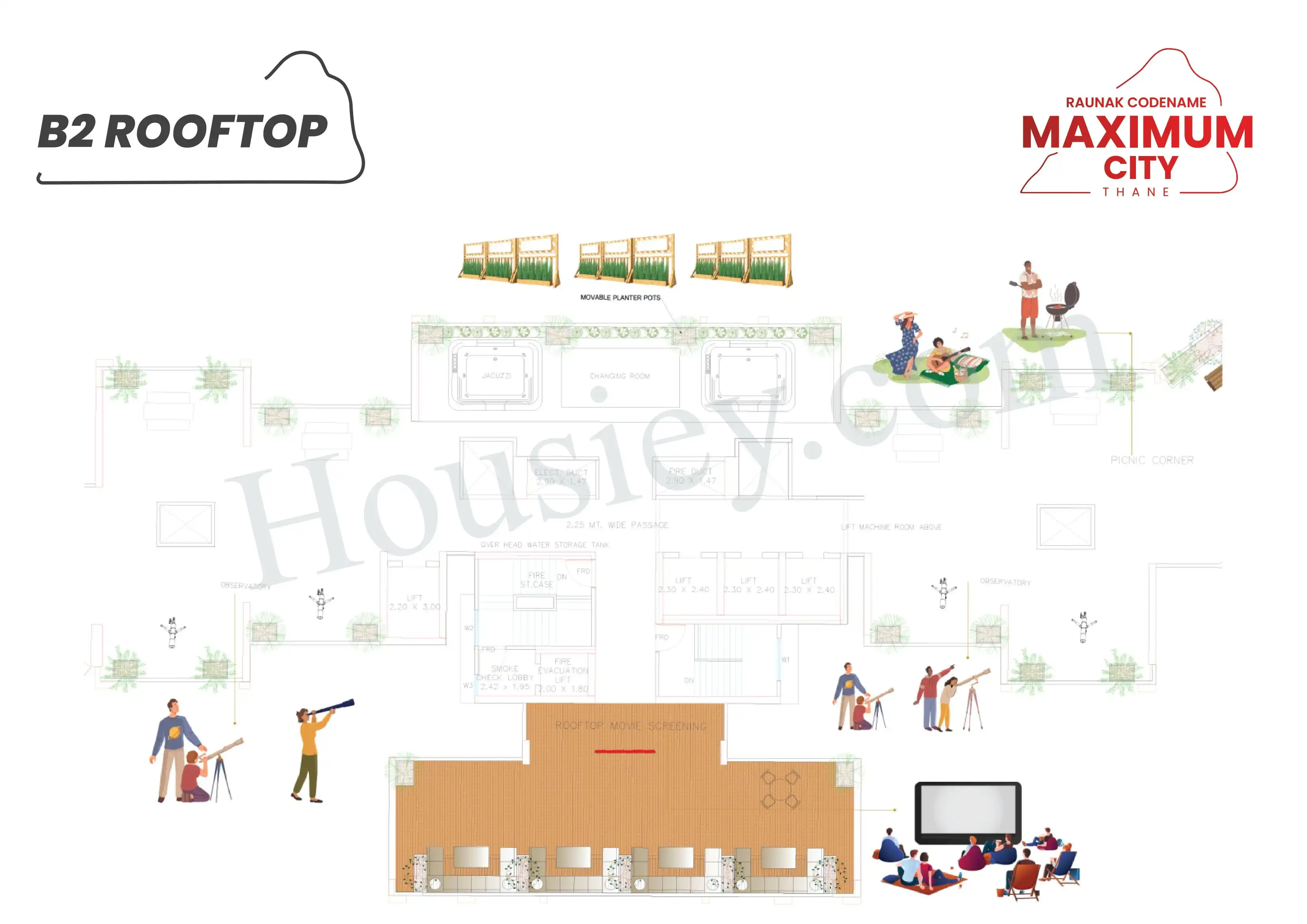 Raunak Maximum City Floor plan 5