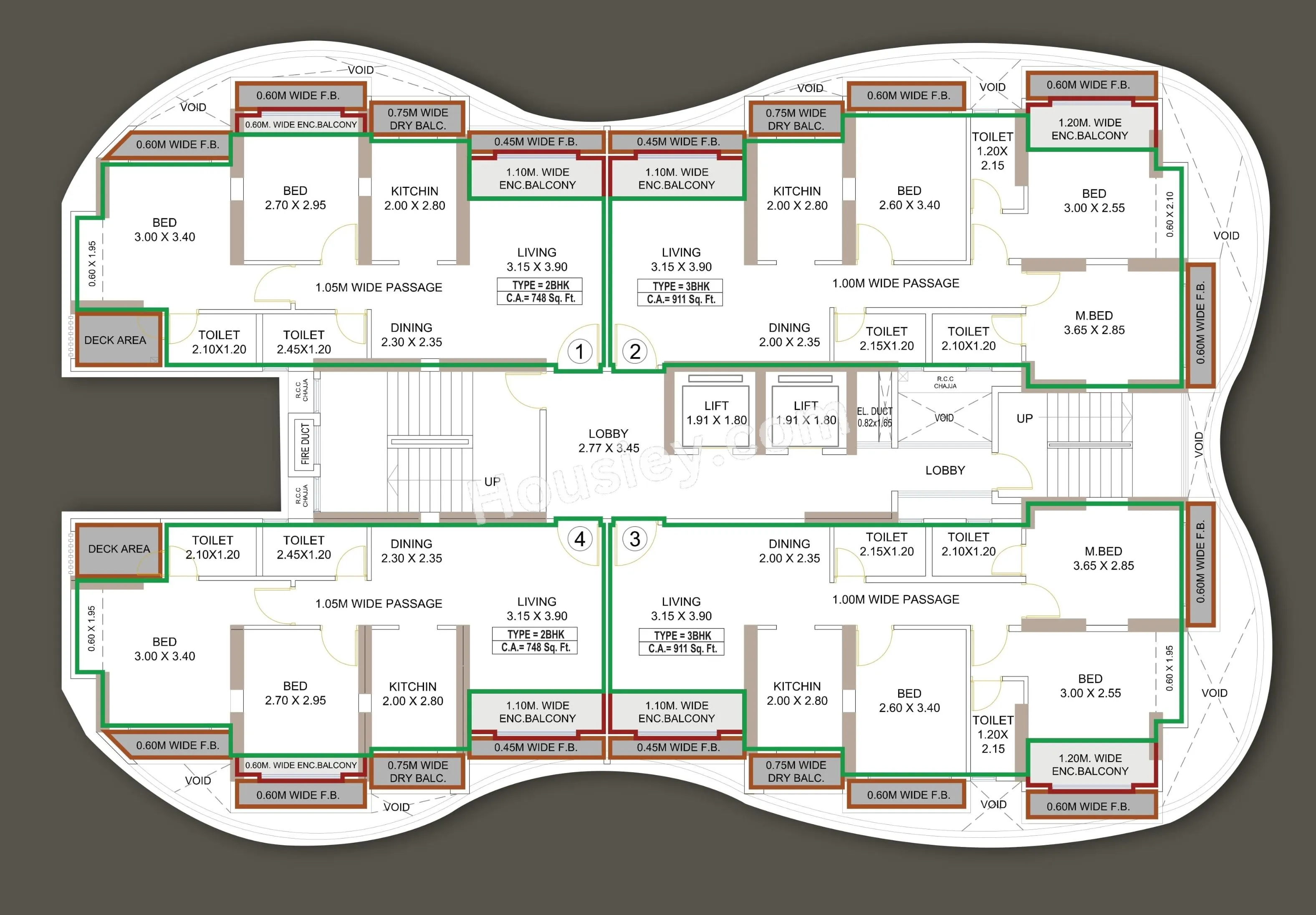 Ravi Gaurav Excellency Floor Plan