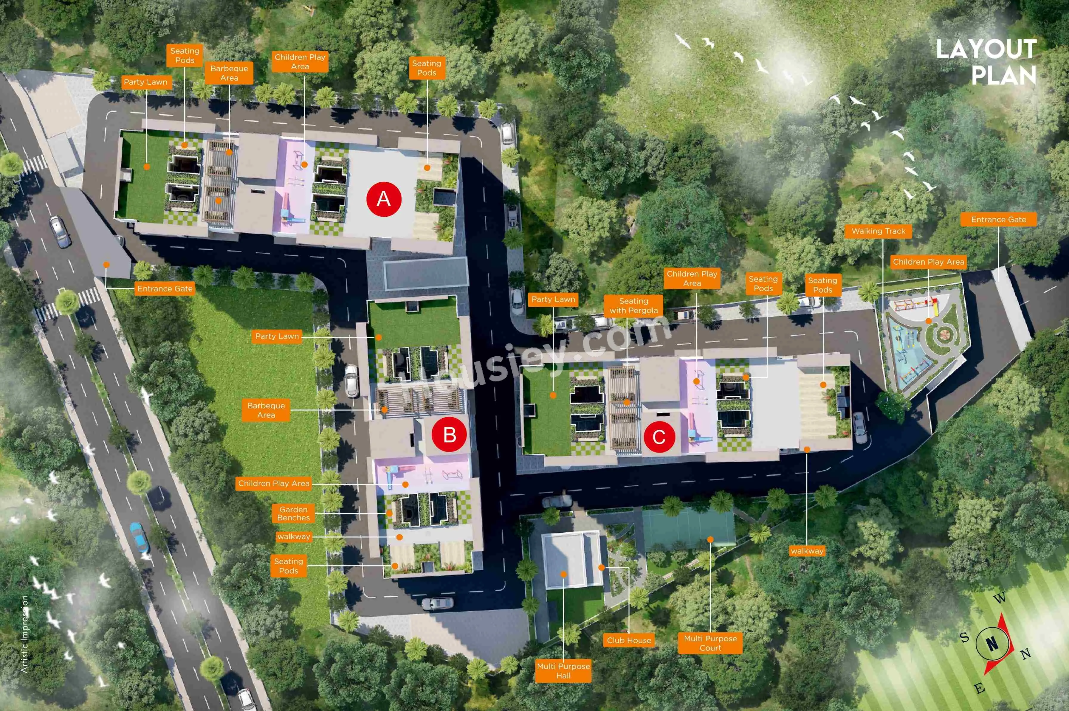 Raviraj One Residency Master Plan