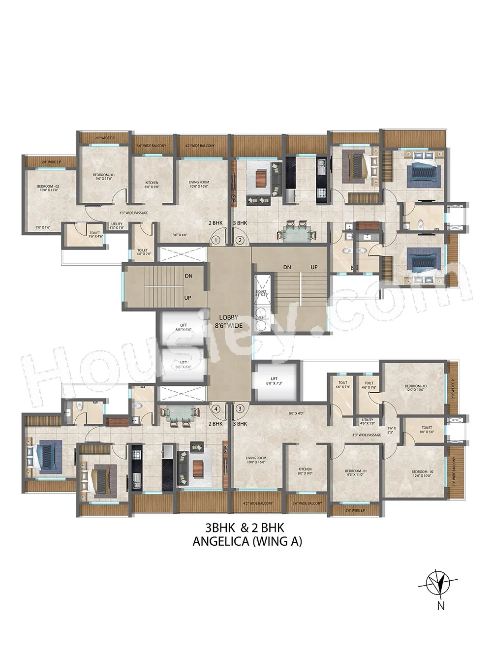 Regency Avana Floor plan 1