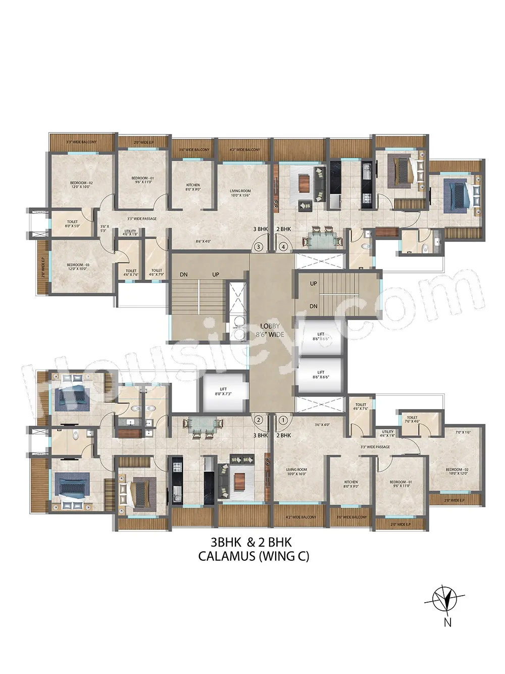 Regency Avana Floor plan 3