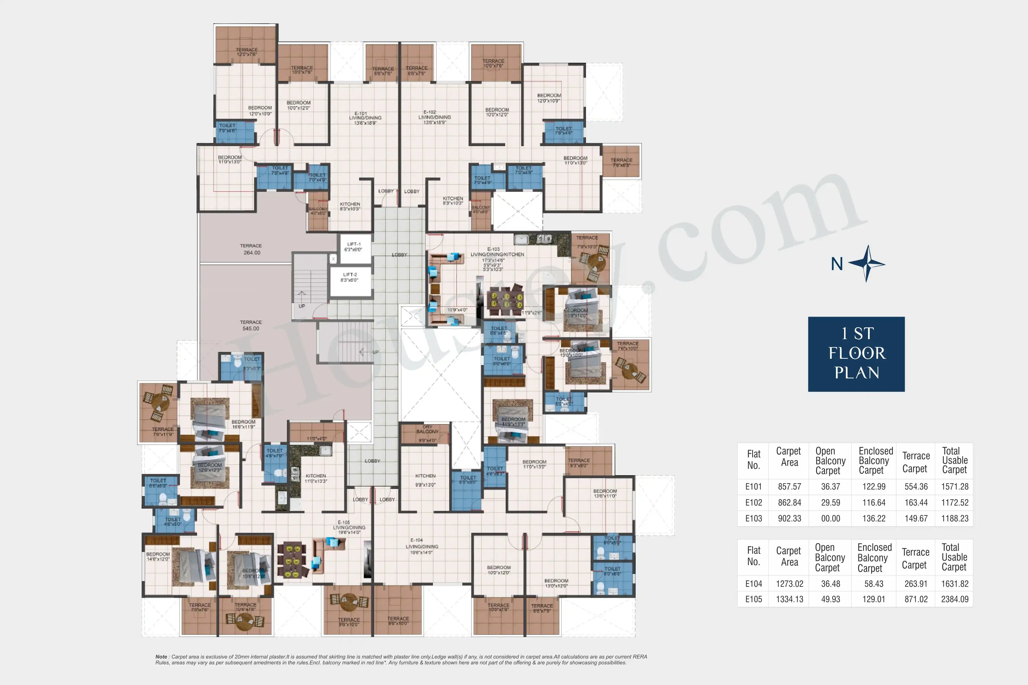 Renuka Gulmohar Phase 2 Floor plan 3