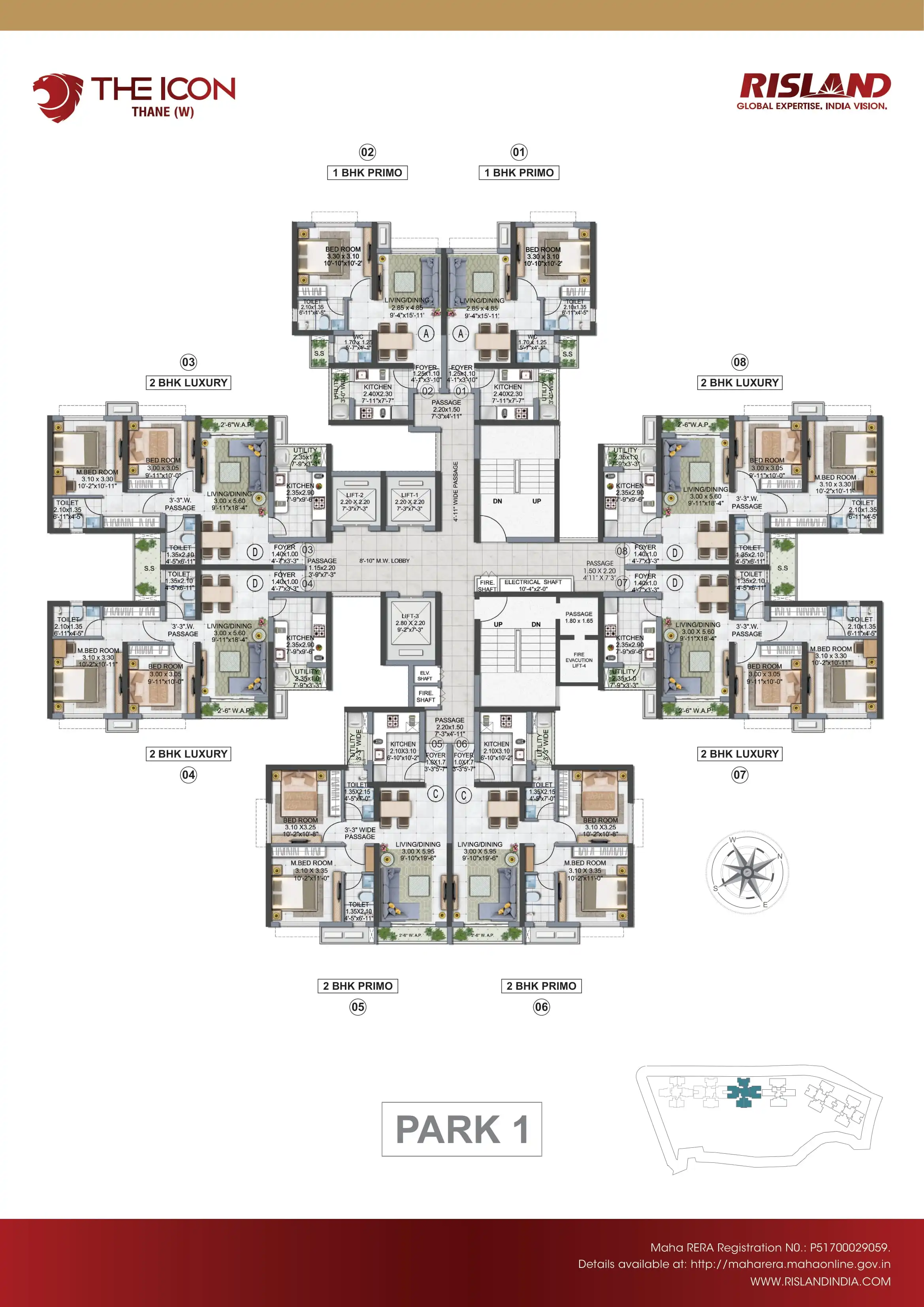 Risland The Icon Floor plan 2
