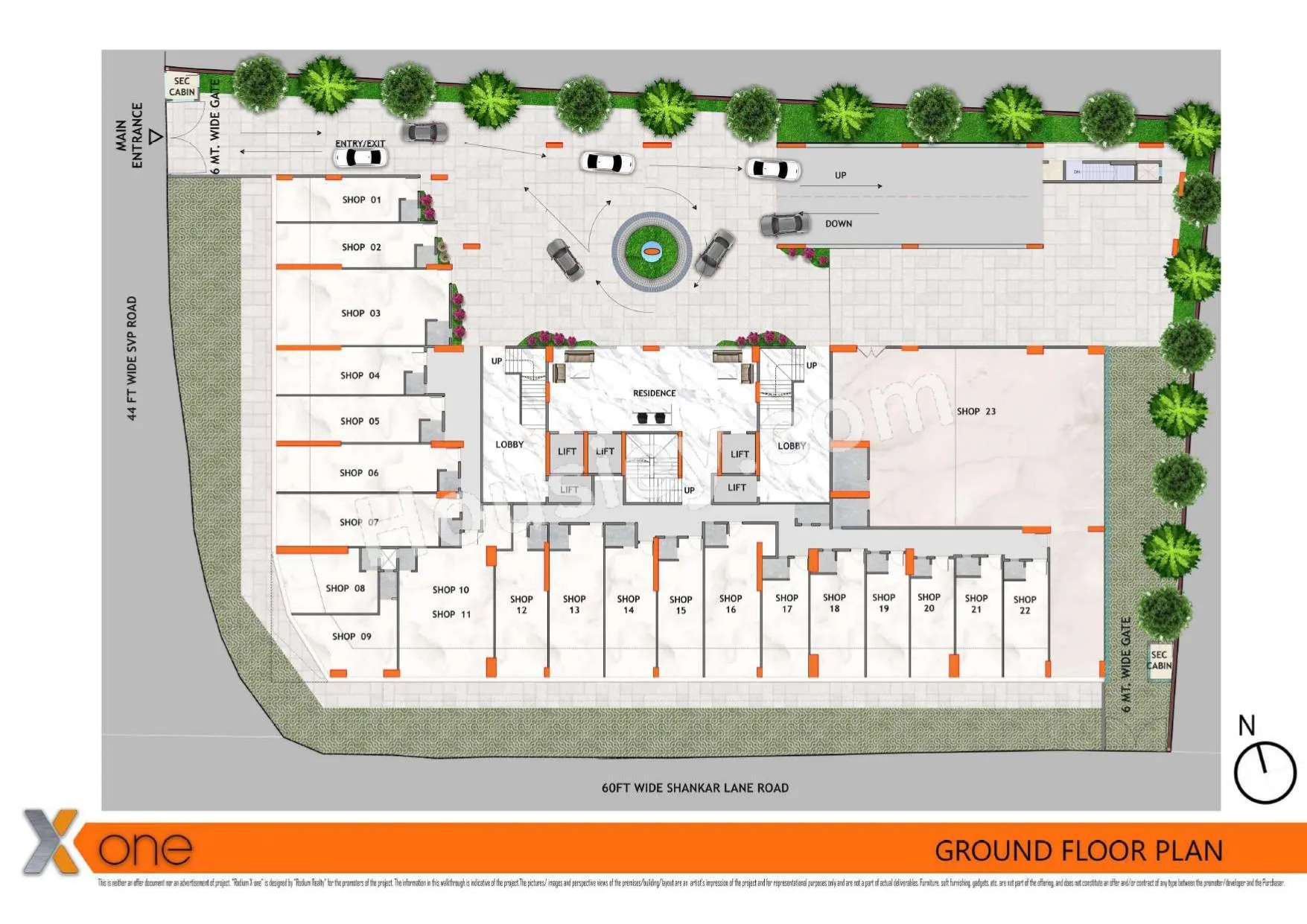 Rodium X one Floor plan 3