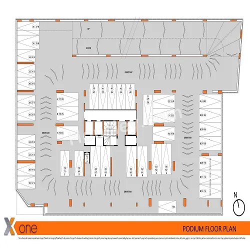 Rodium X one Floor plan 1
