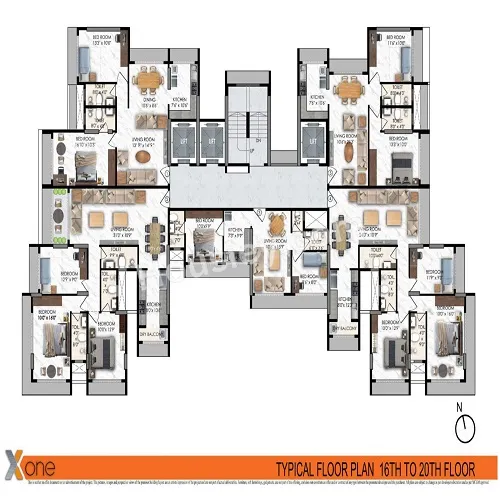 Rodium X one Floor plan 2