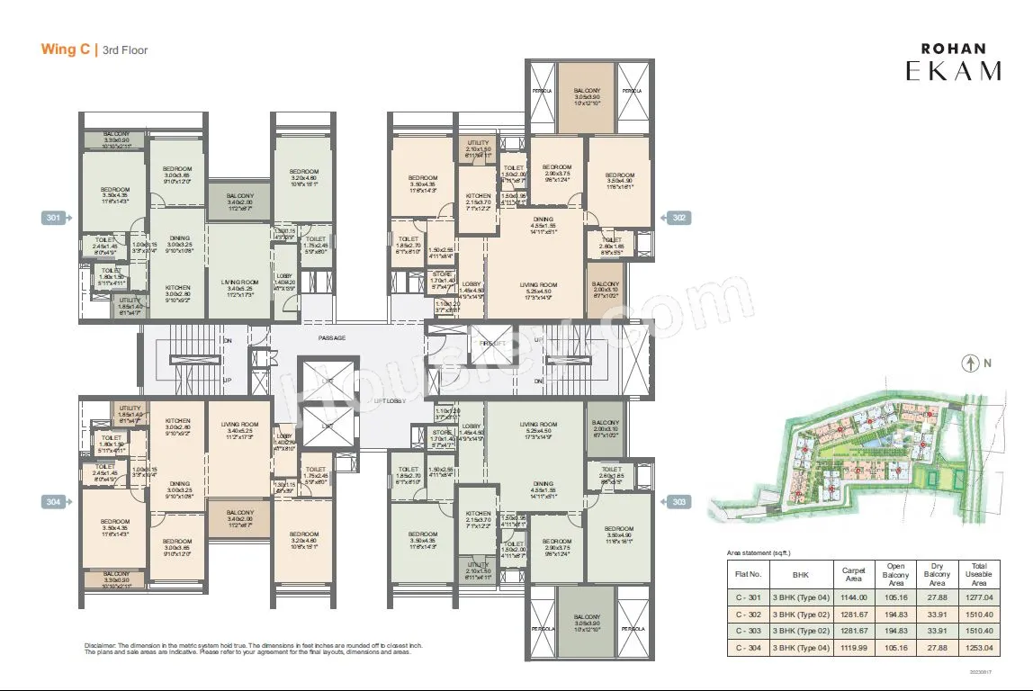 Rohan EKAM Floor plan 8