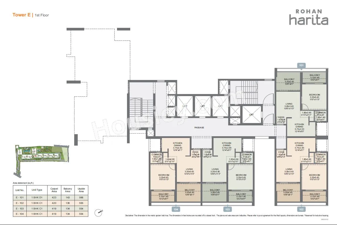 Rohan Harita Floor plan 1