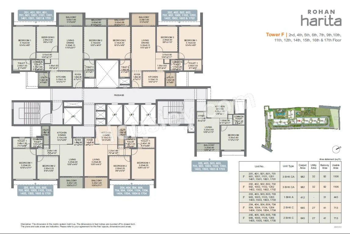 Rohan Harita Floor plan 6