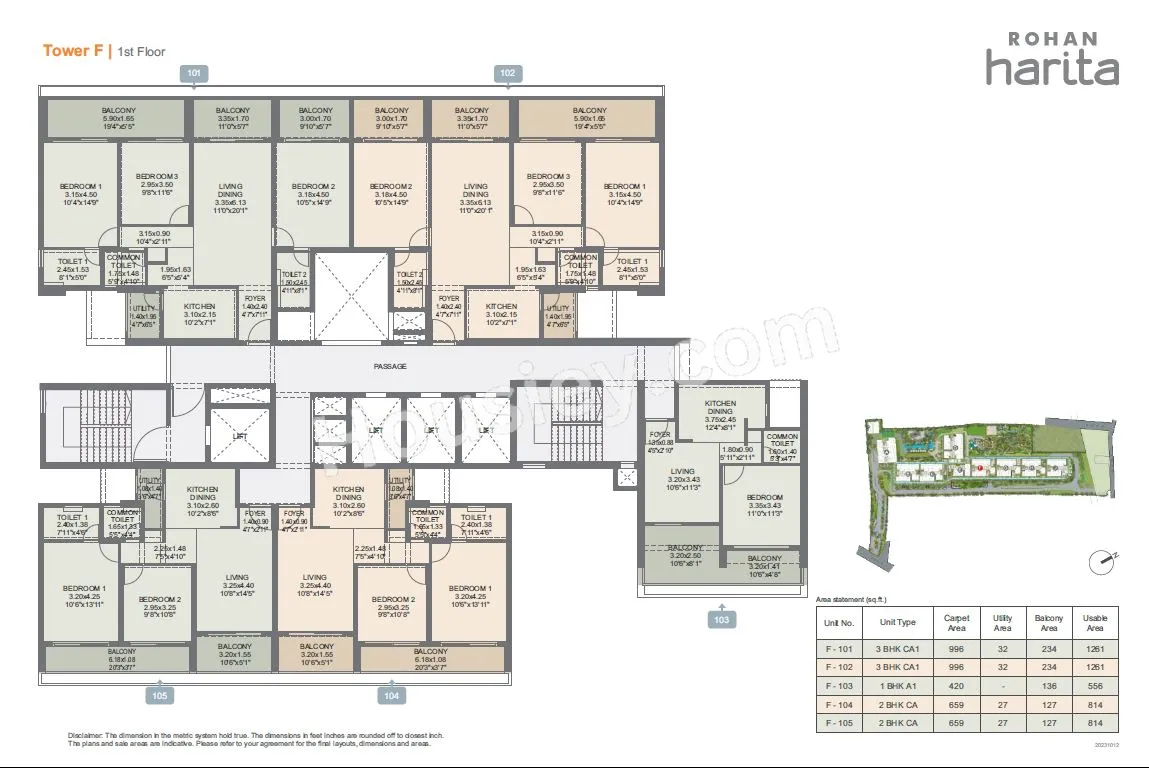 Rohan Harita Floor plan 4
