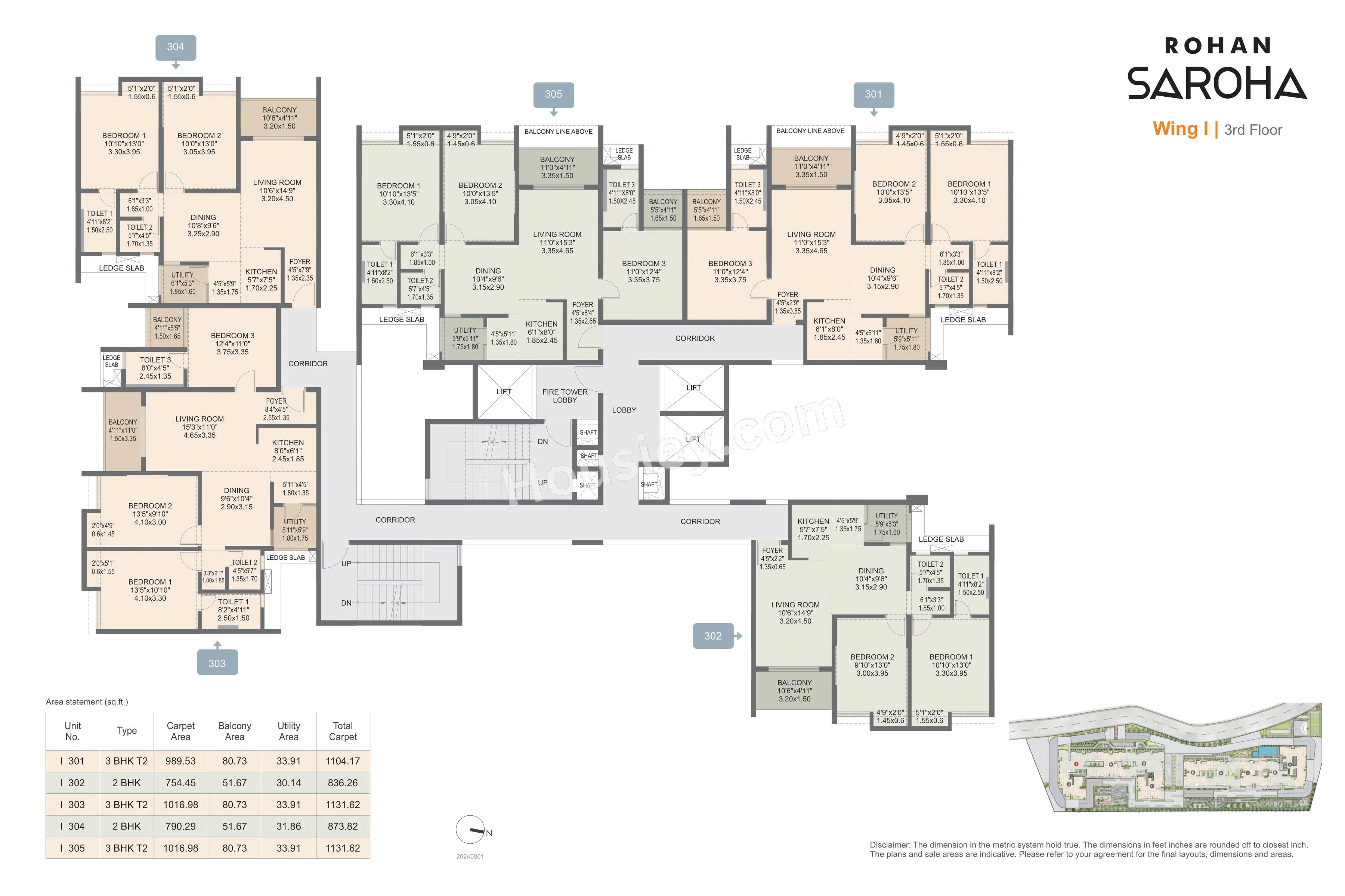 Rohan Saroha Phase 1 Floor plan 15