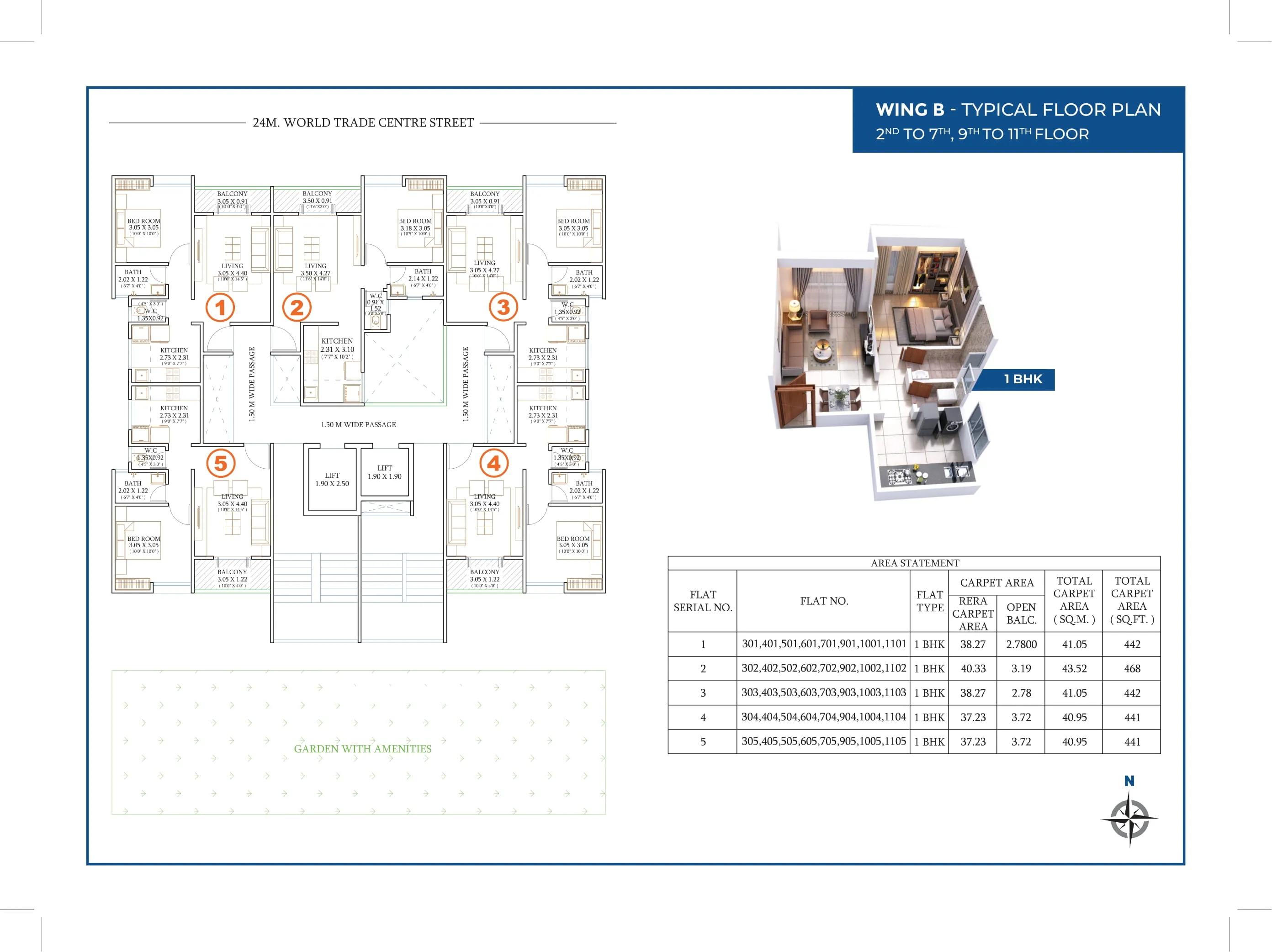 Roshan Milestones Floor plan 1