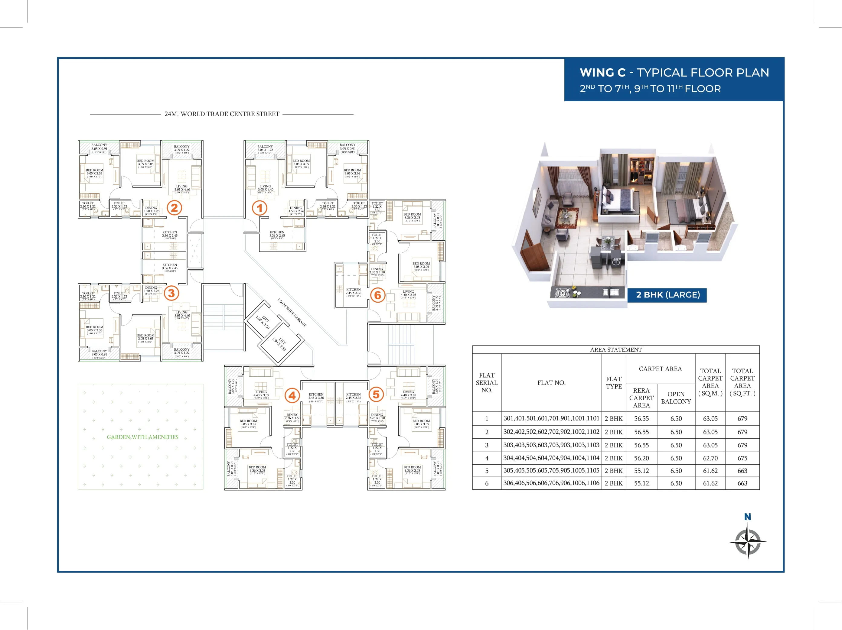 Roshan Milestones Floor plan 3